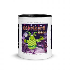 Capricorn Astrominal Mug with Colour Inside