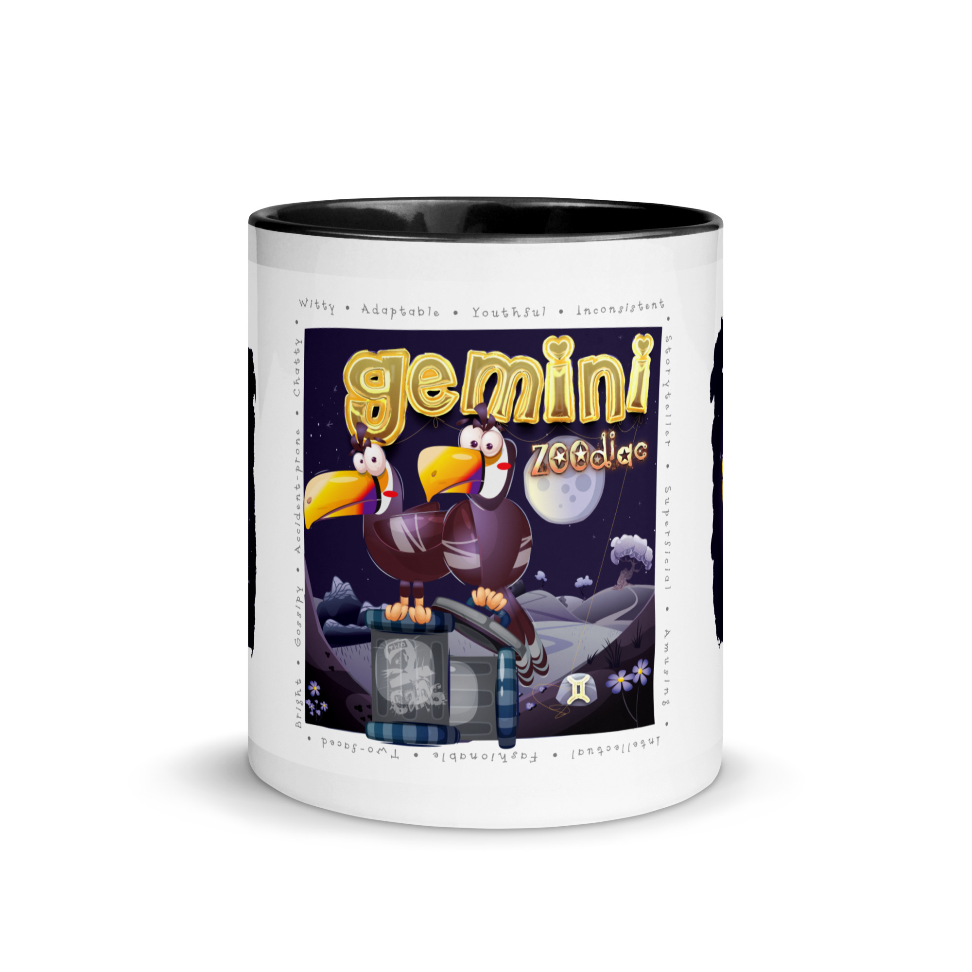 Gemini Astrominal Mug with Colour Inside