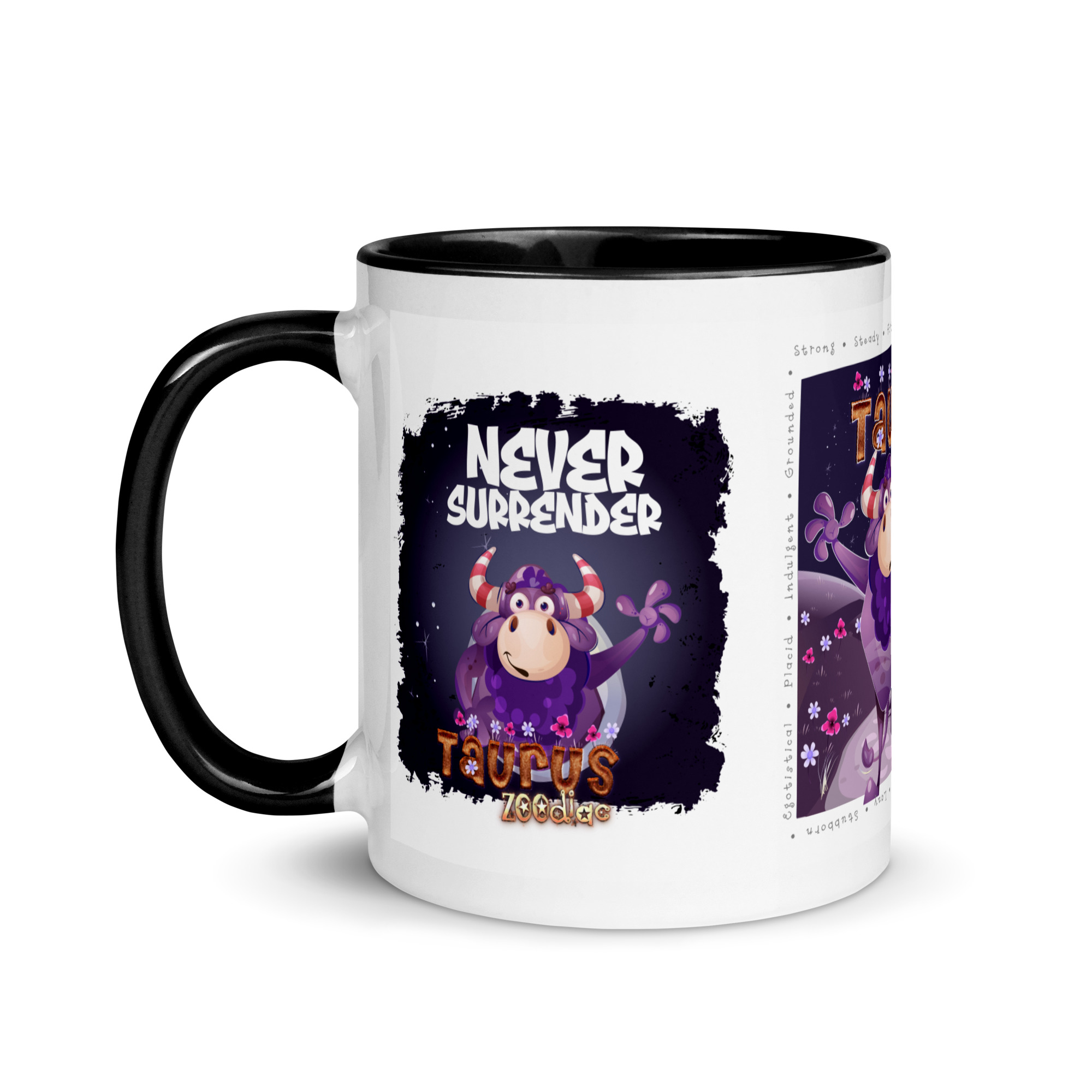 Taurus Astrominal Mug with Colour Inside - Image 4