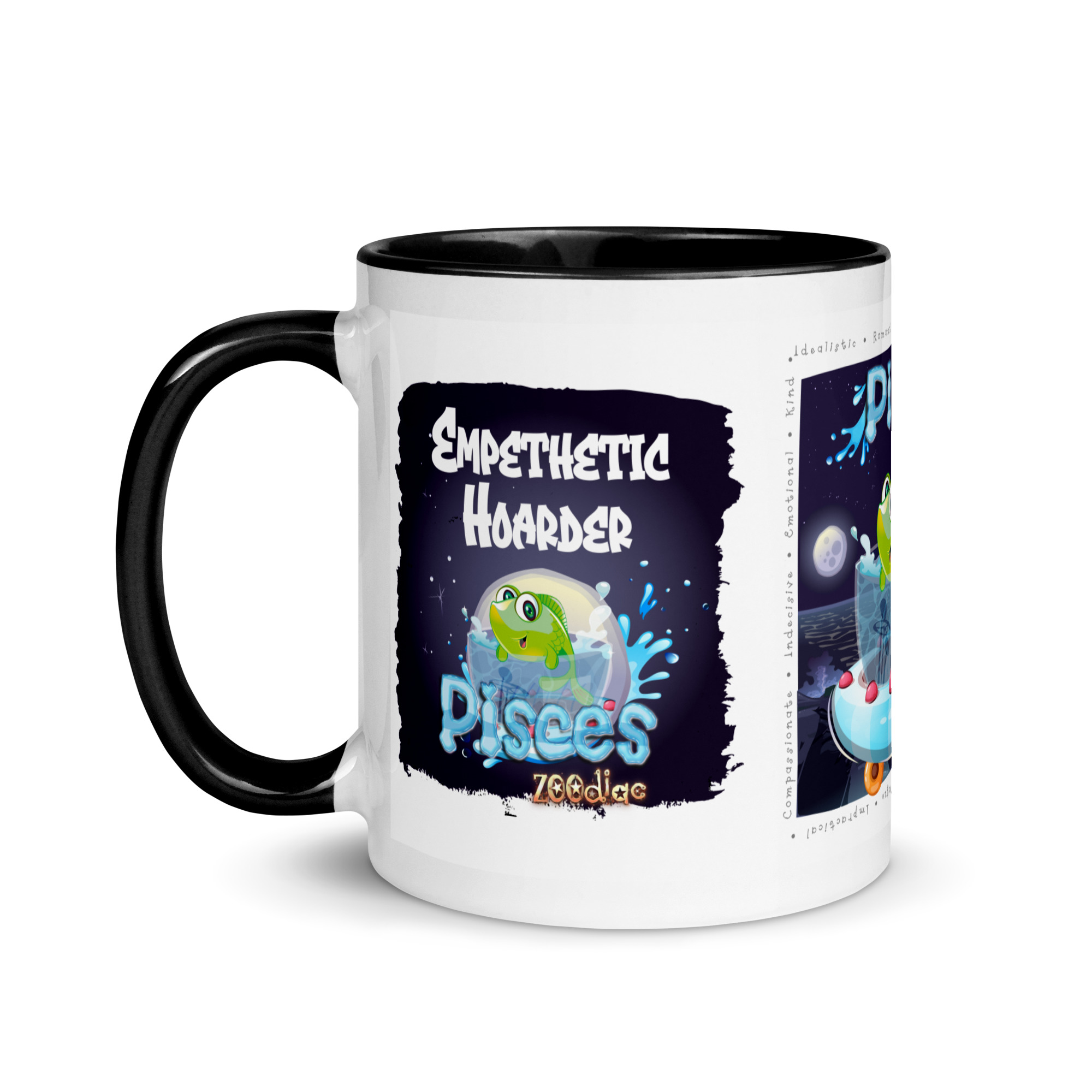 Pisces Astrominal Mug with Colour Inside - Image 4