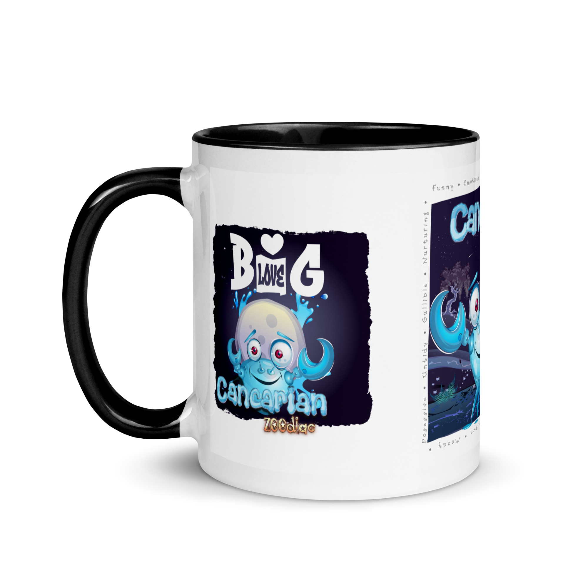 Cancerian Astrominal Mug with Colour Inside - Image 4