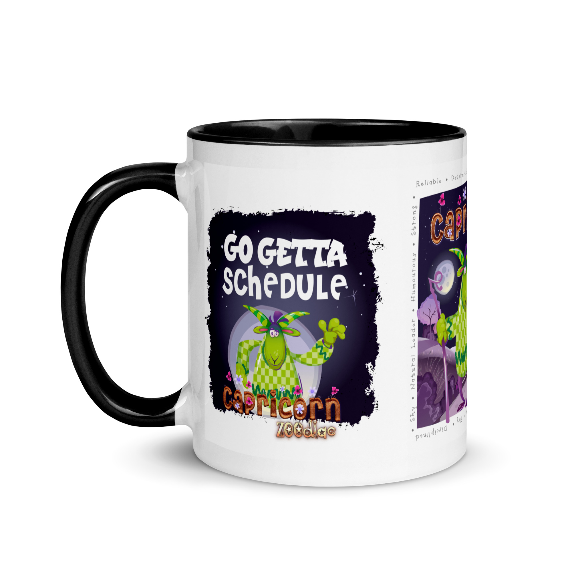 Capricorn Astrominal Mug with Colour Inside - Image 3