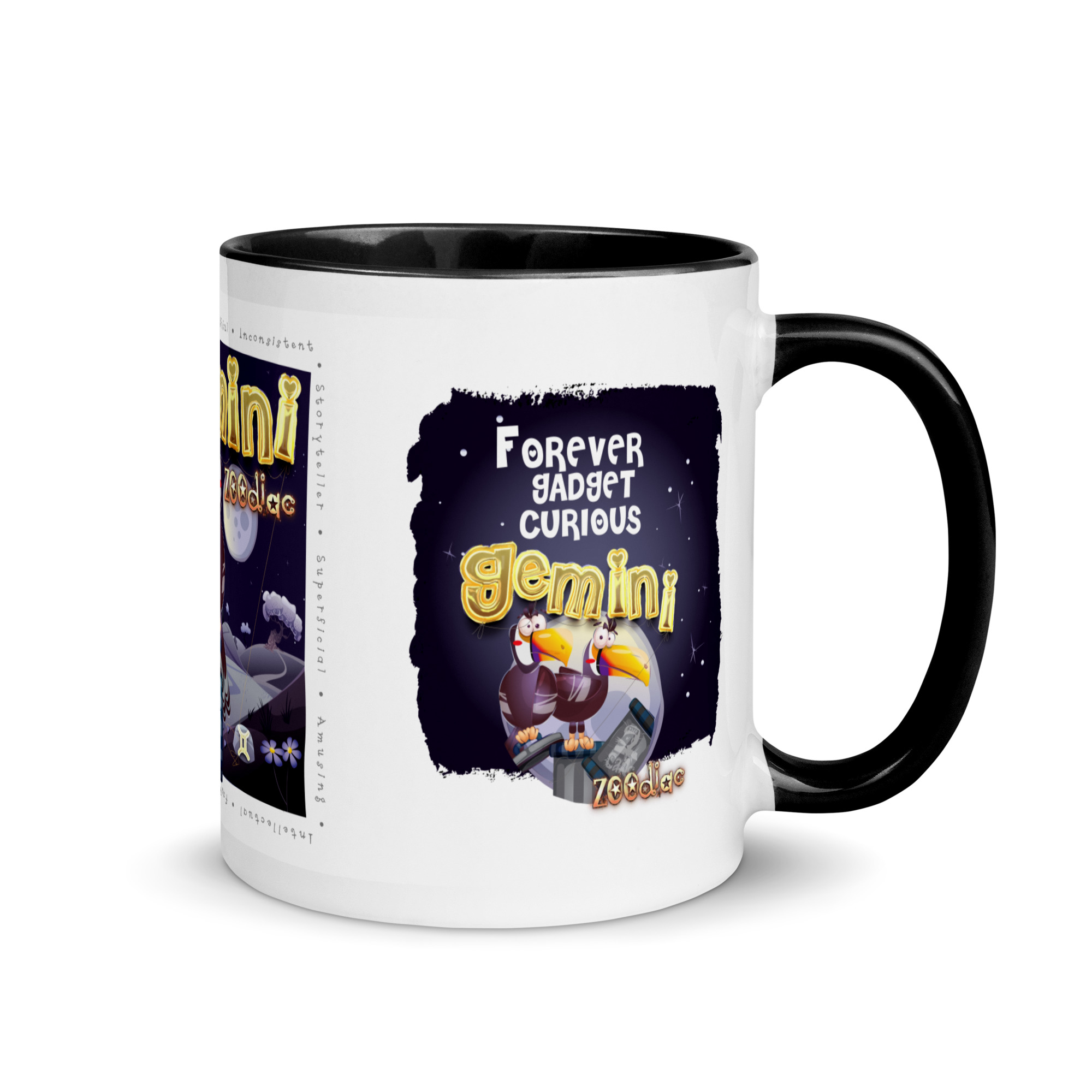 Gemini Astrominal Mug with Colour Inside - Image 2