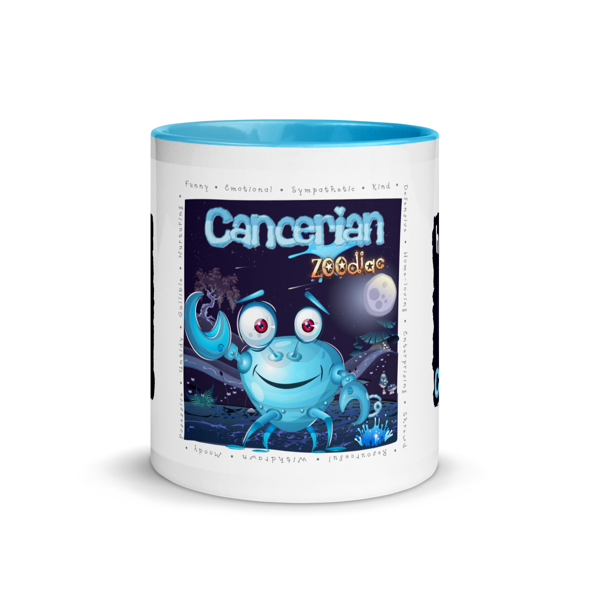 Cancerian Astrominal Mug with Colour Inside