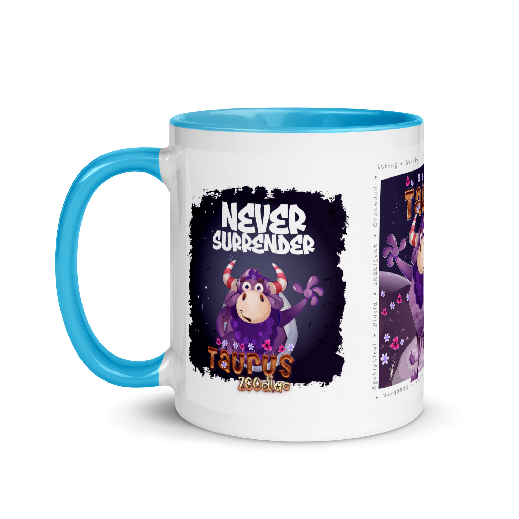 Taurus Astrominal Mug with Colour Inside - Image 9