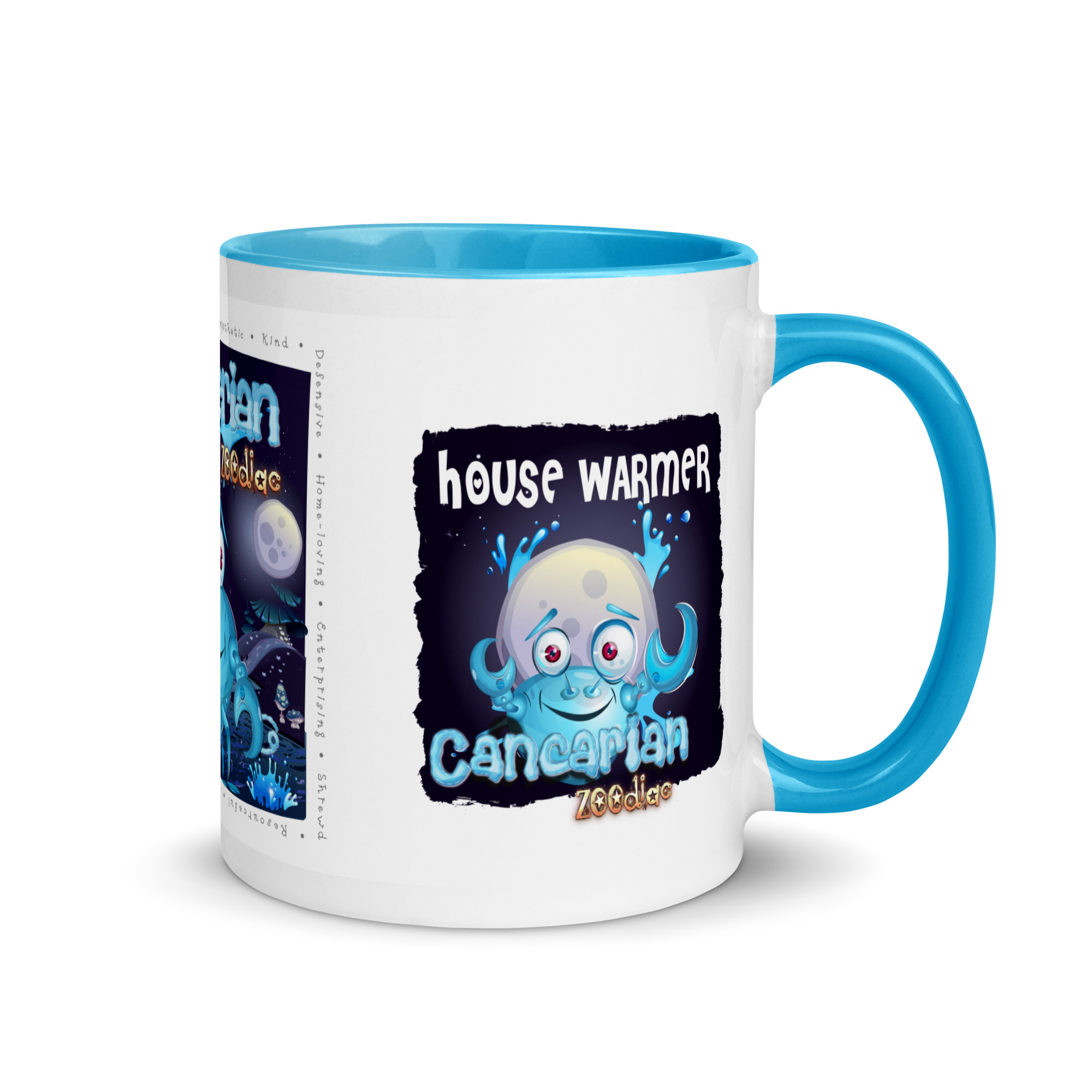 Cancerian Astrominal Mug with Colour Inside - Image 8