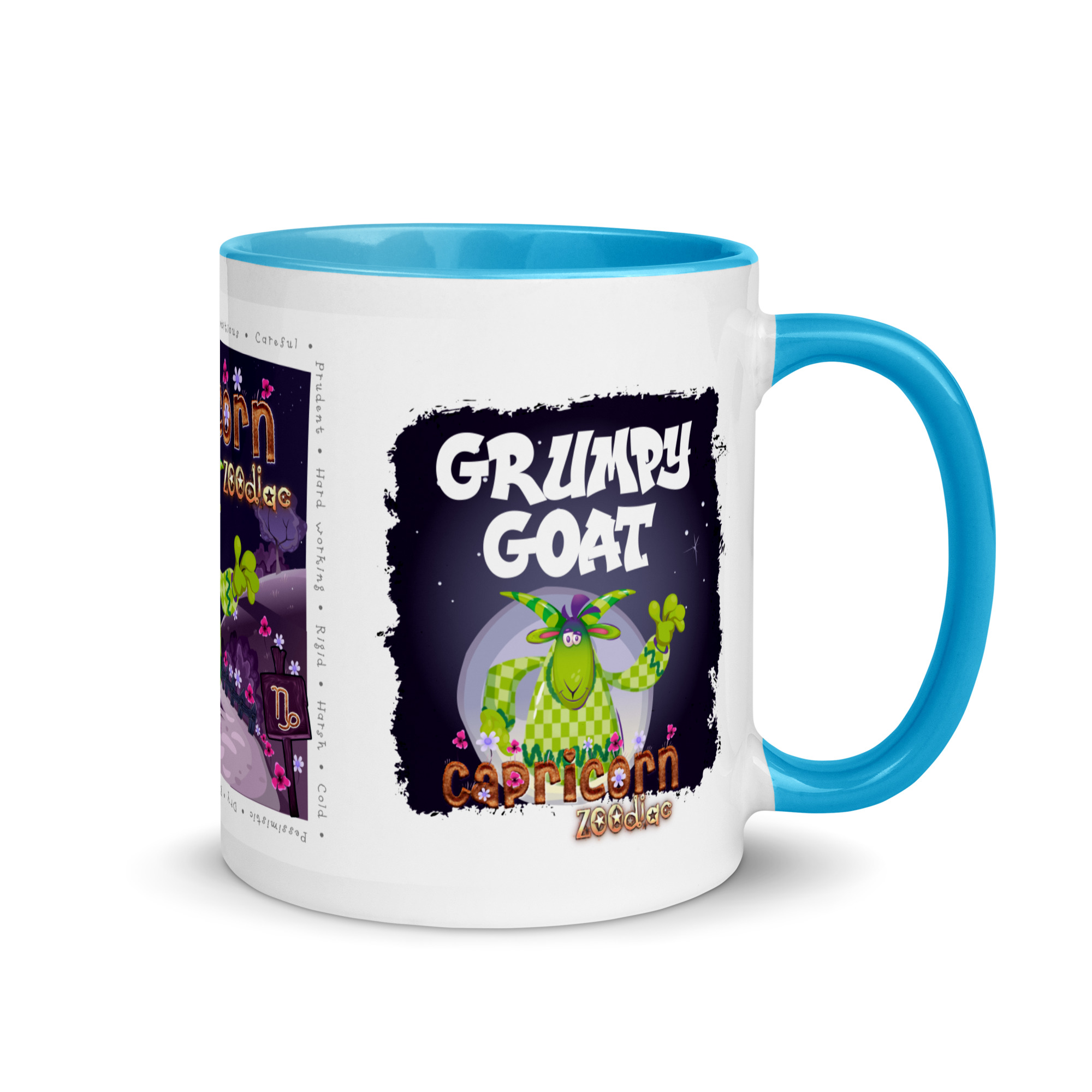 Capricorn Astrominal Mug with Colour Inside - Image 4