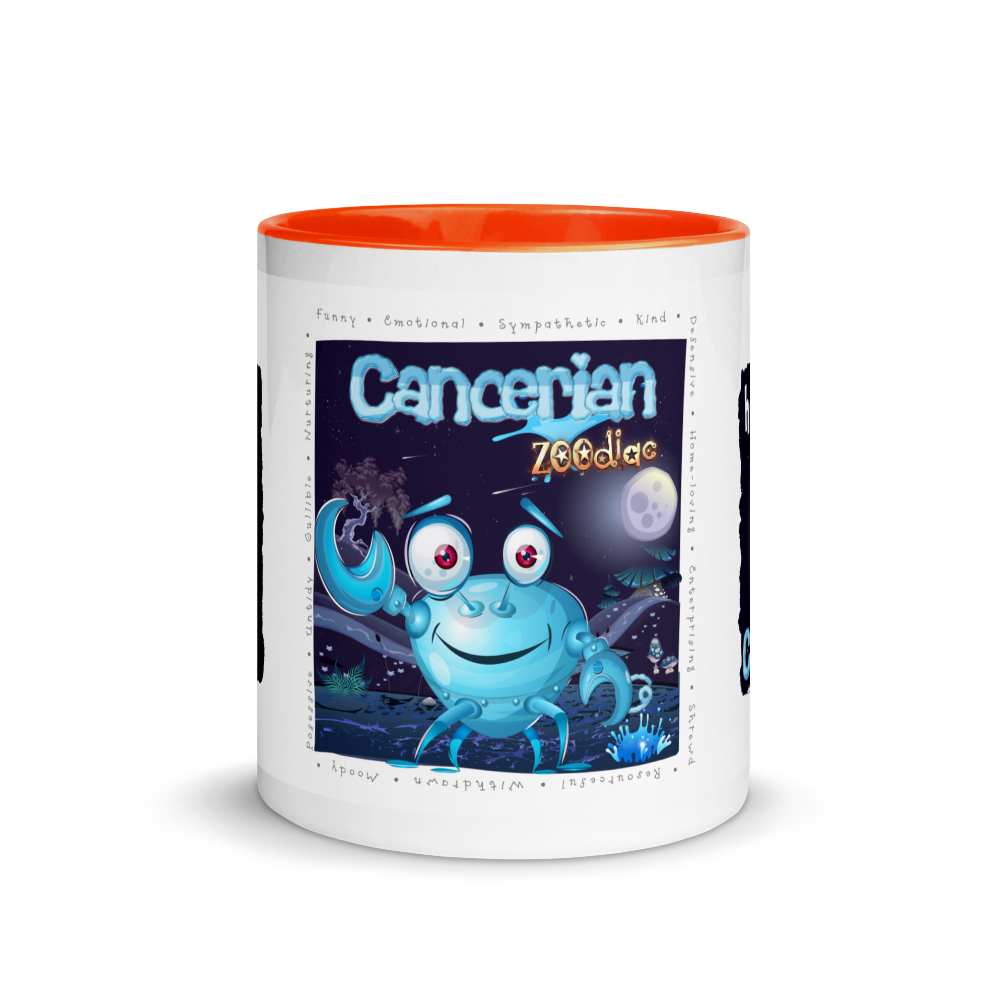 Cancerian Astrominal Mug with Colour Inside - Image 6