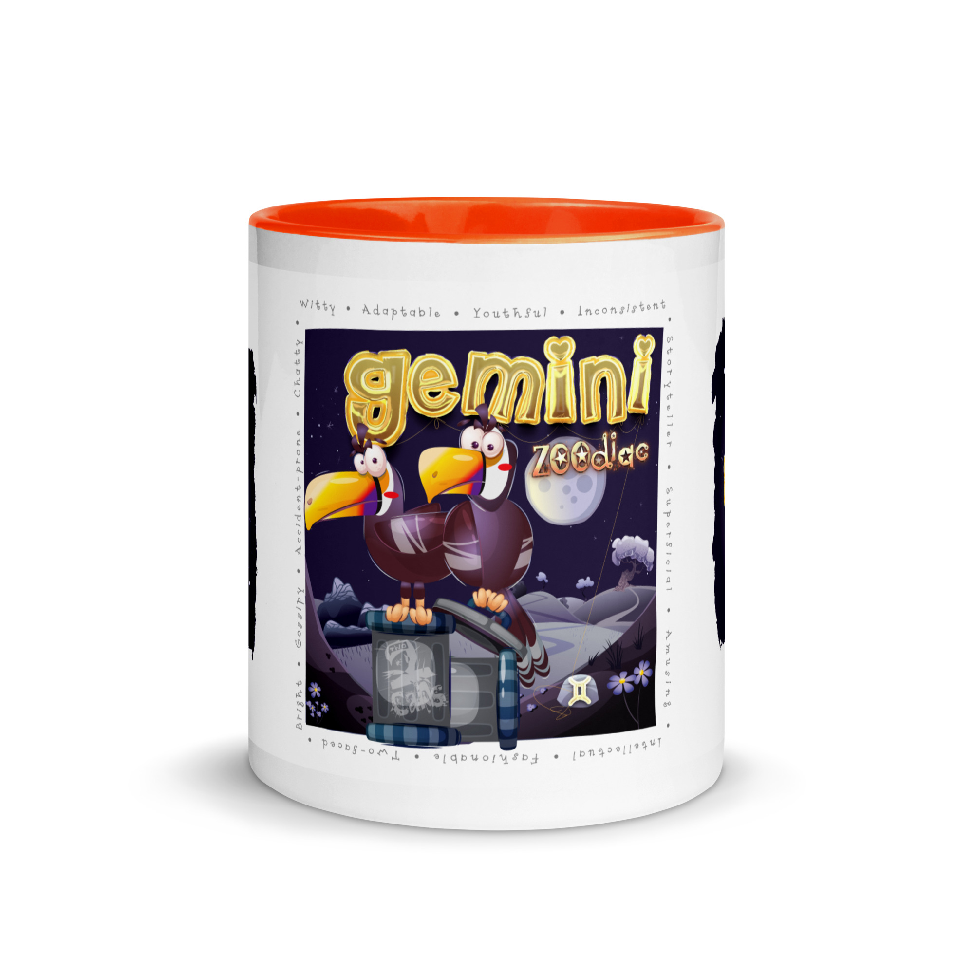 Gemini Astrominal Mug with Colour Inside - Image 5