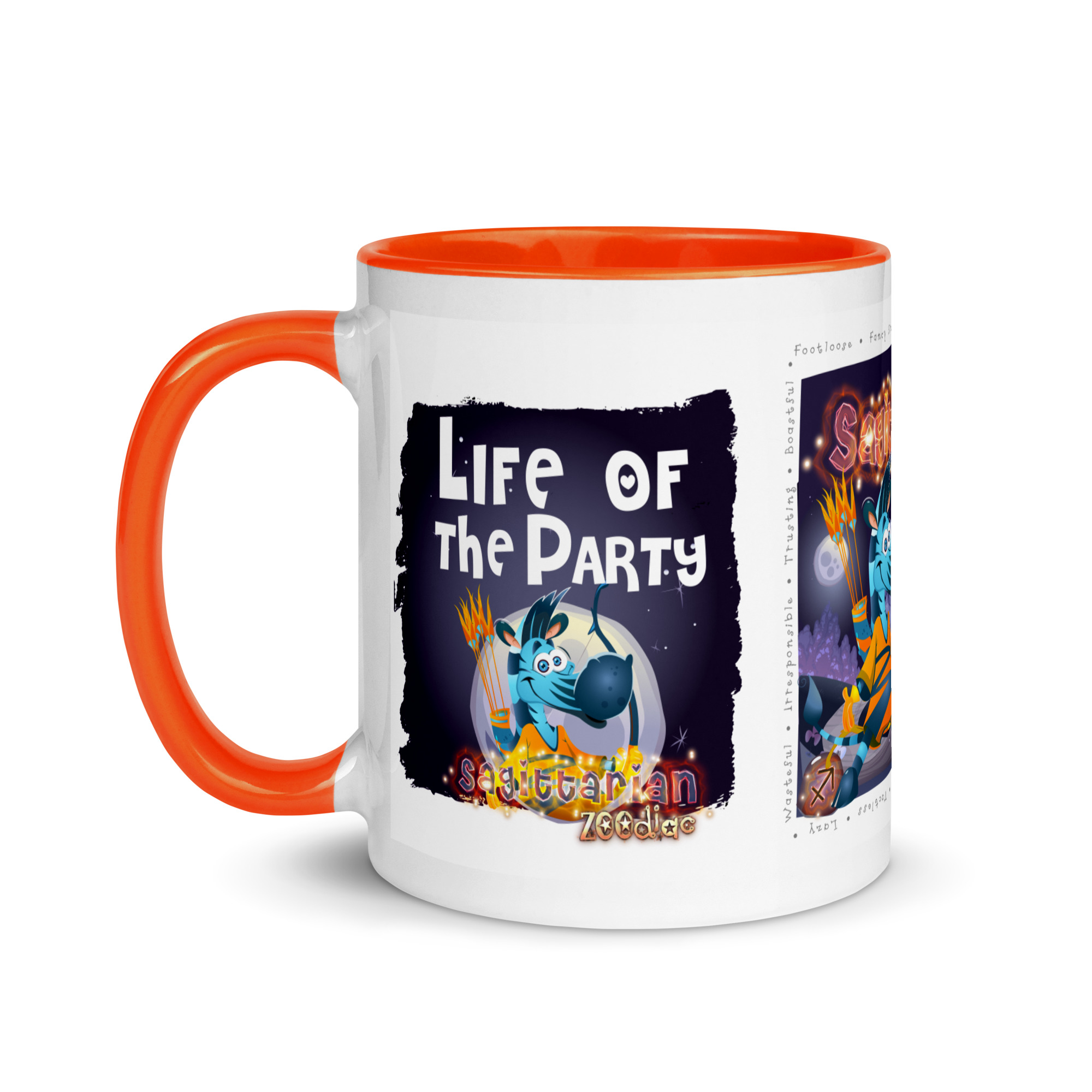 Sagittarius Astrominal Mug with Colour Inside - Image 7