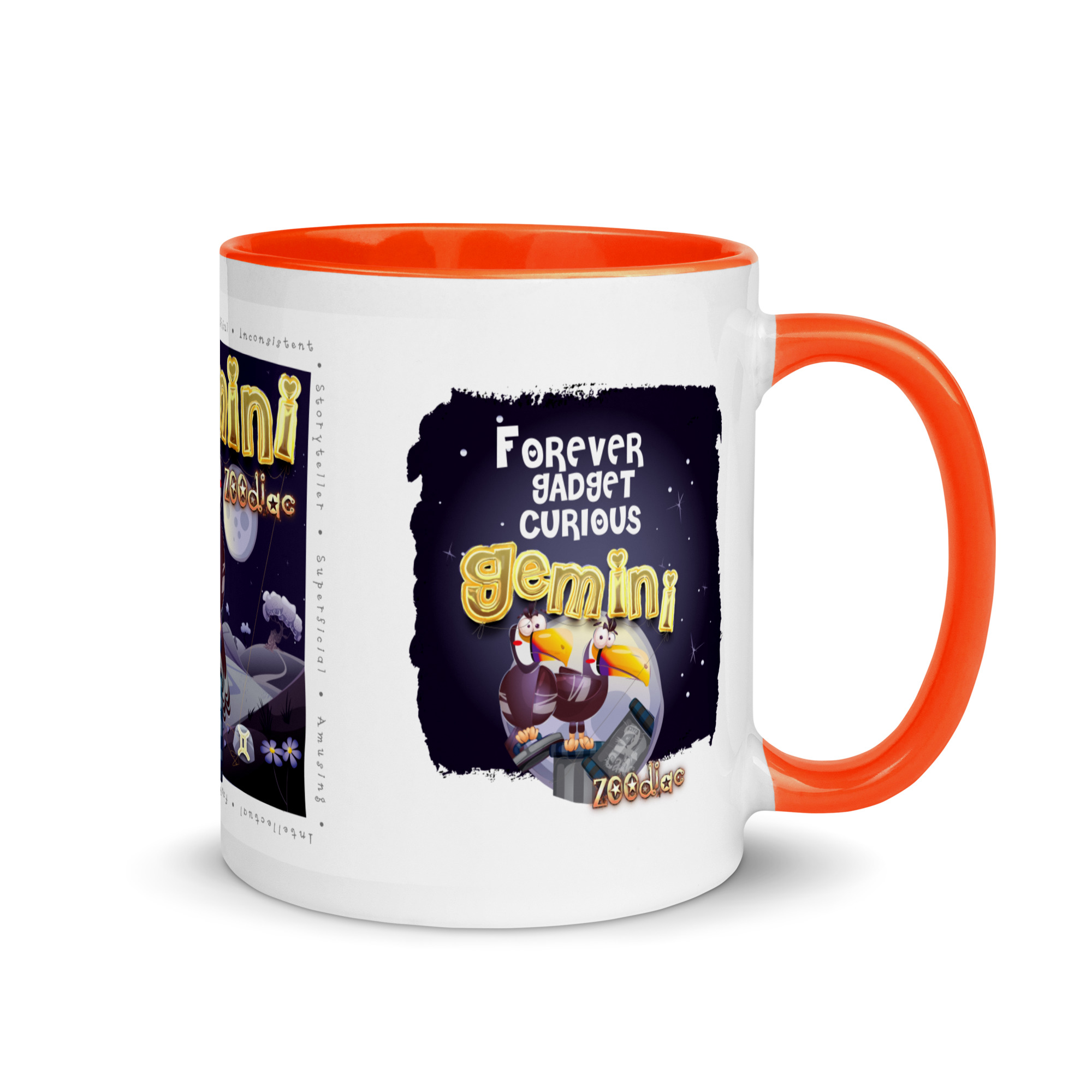 Gemini Astrominal Mug with Colour Inside - Image 4