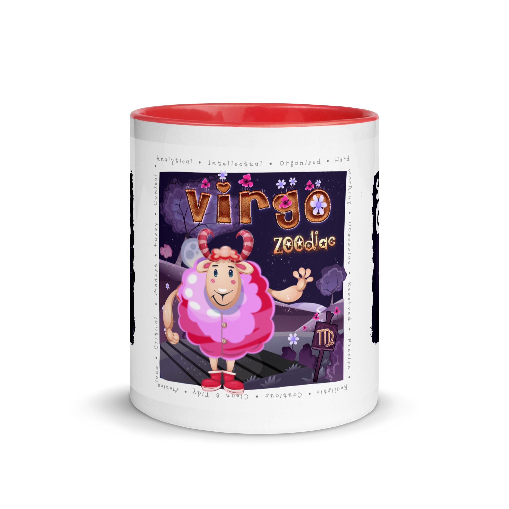 Virgo Astrominal Mug with Colour Inside