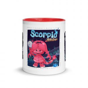 Scorpio Astrominal Mug with Colour Inside