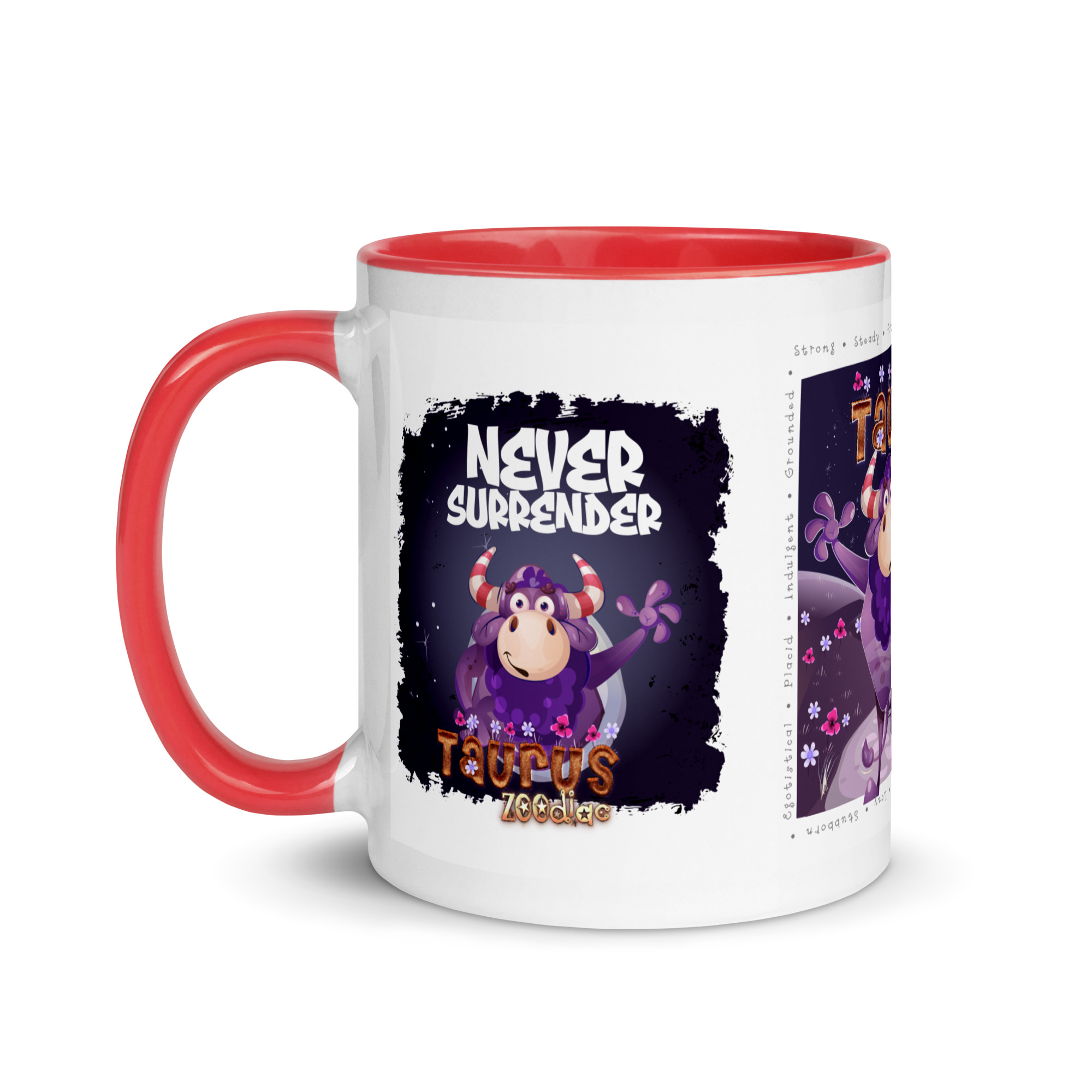 Taurus Astrominal Mug with Colour Inside - Image 6