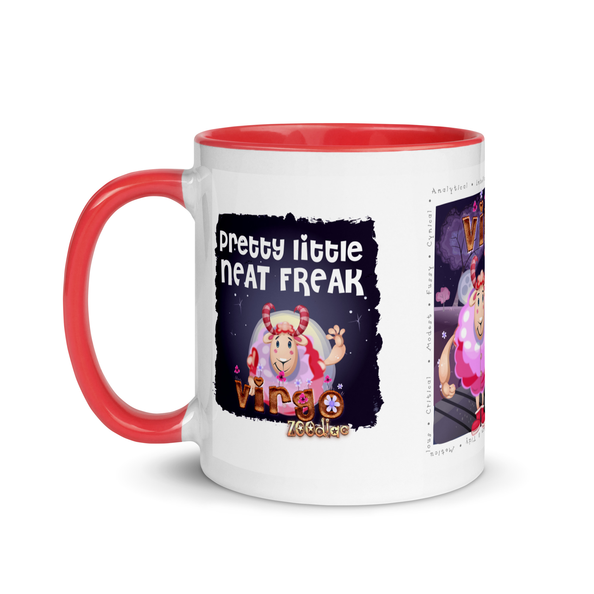 Virgo Astrominal Mug with Colour Inside - Image 6