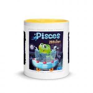 Pisces Astrominal Mug with Colour Inside