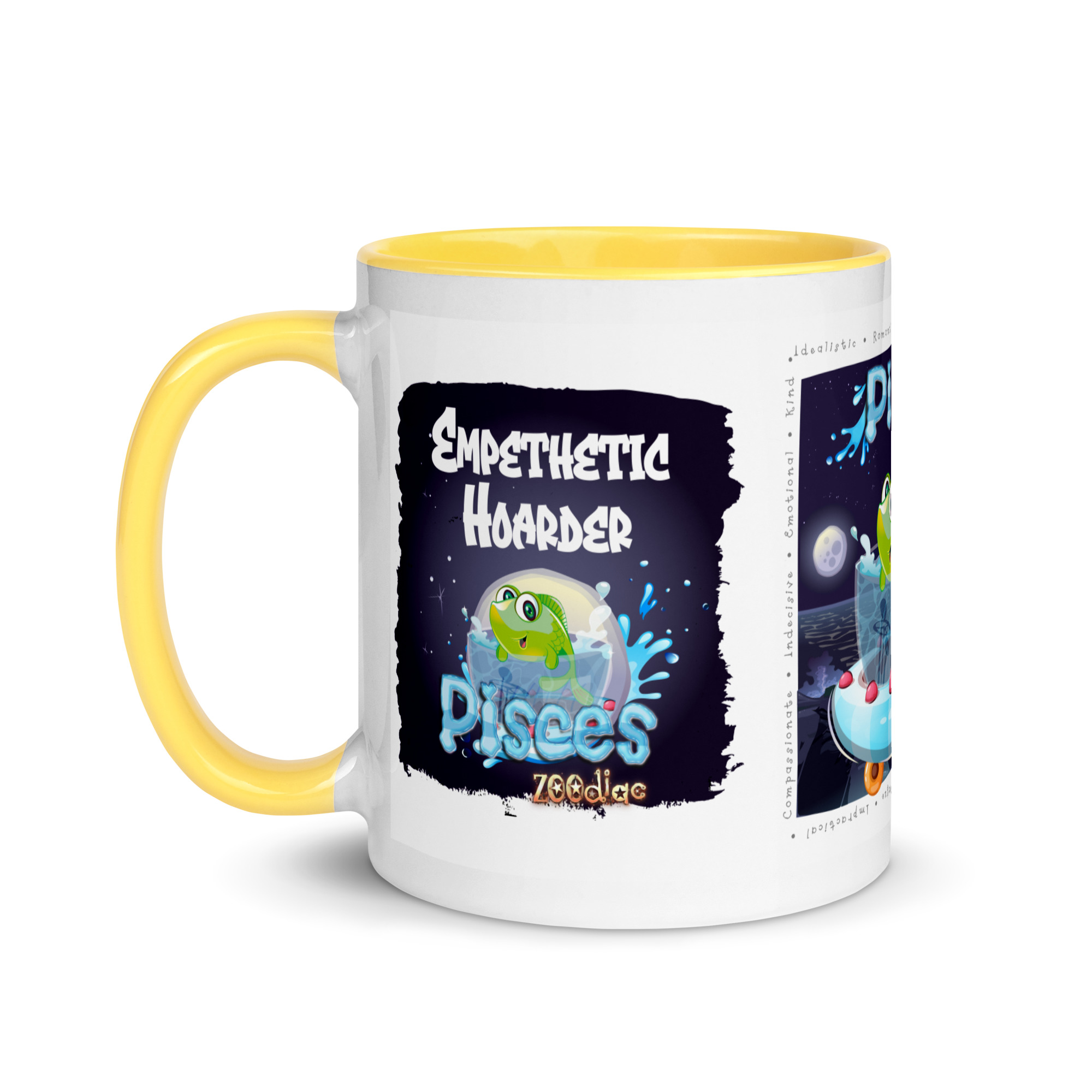 Pisces Astrominal Mug with Colour Inside - Image 9