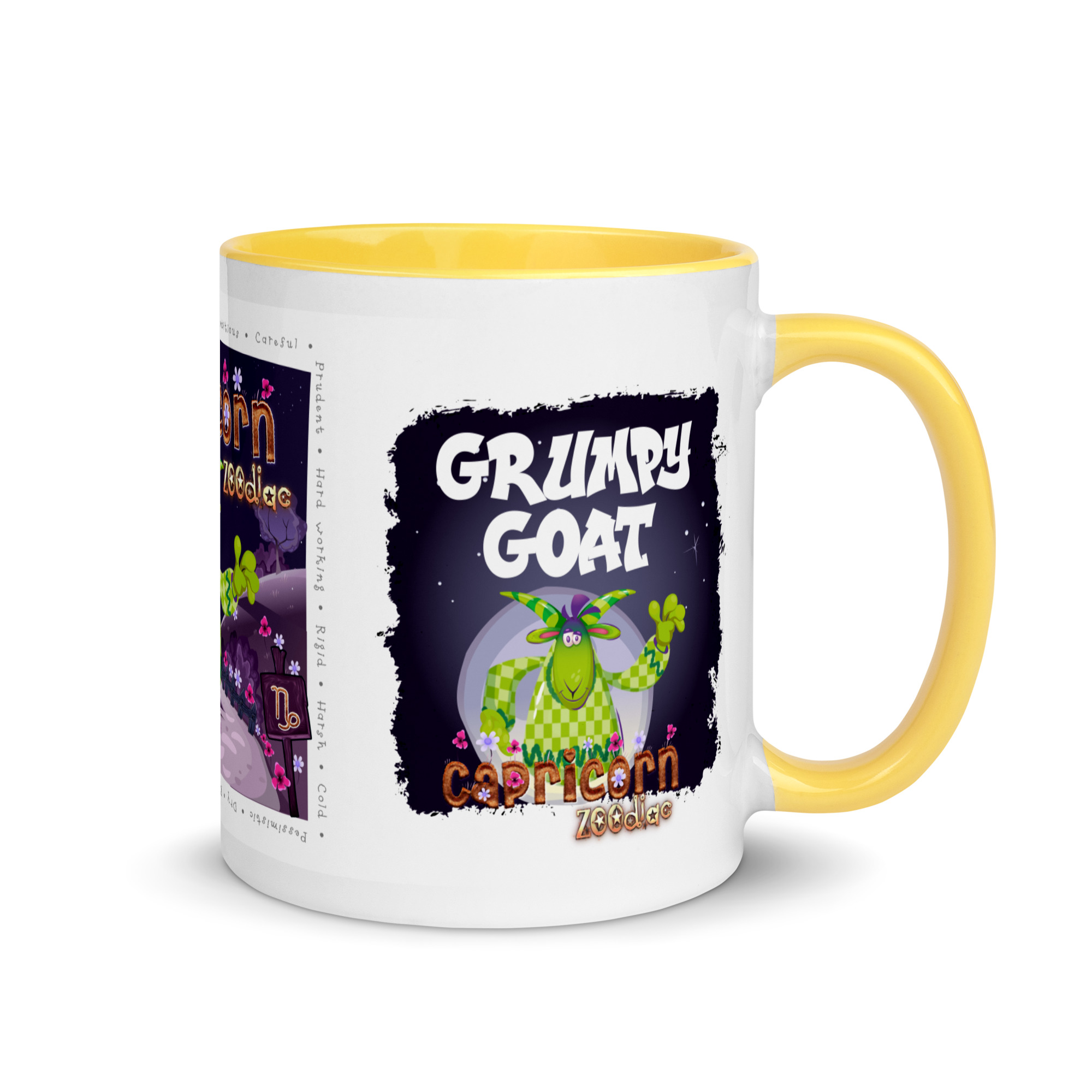 Capricorn Astrominal Mug with Colour Inside - Image 7