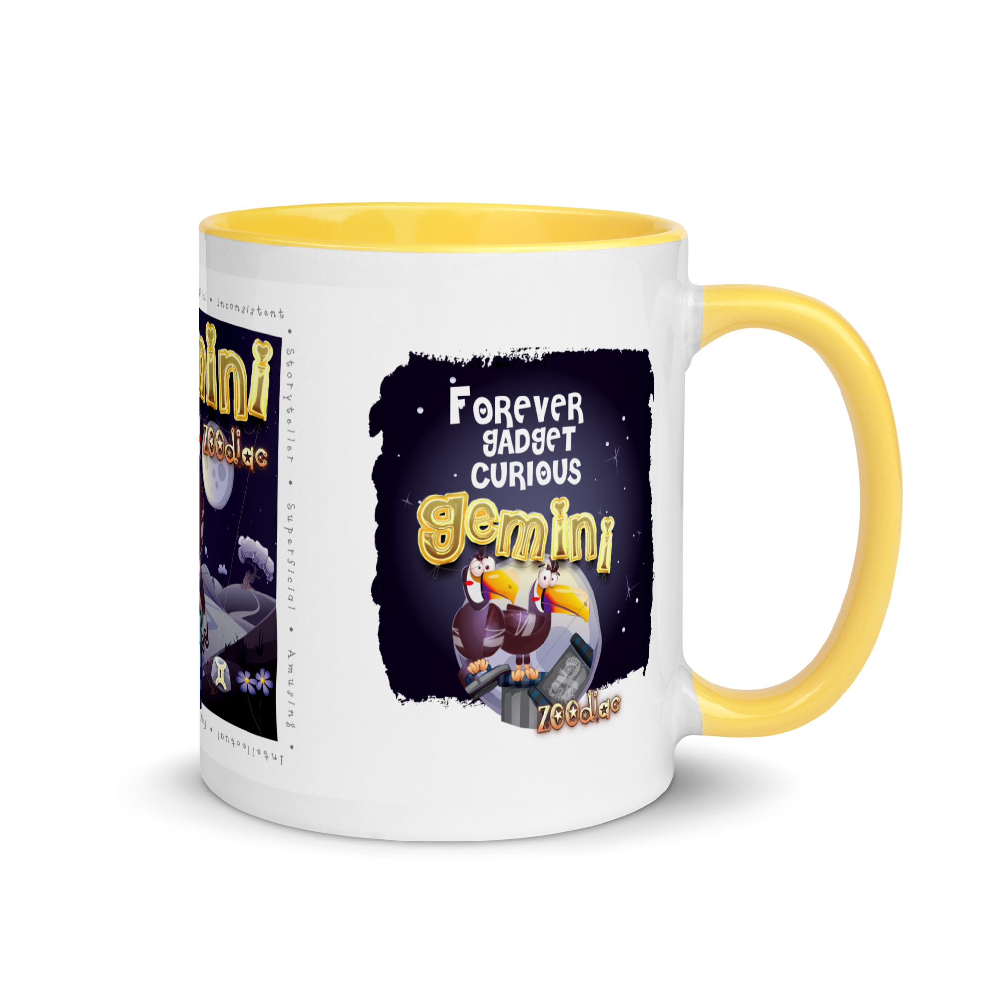Gemini Astrominal Mug with Colour Inside - Image 7