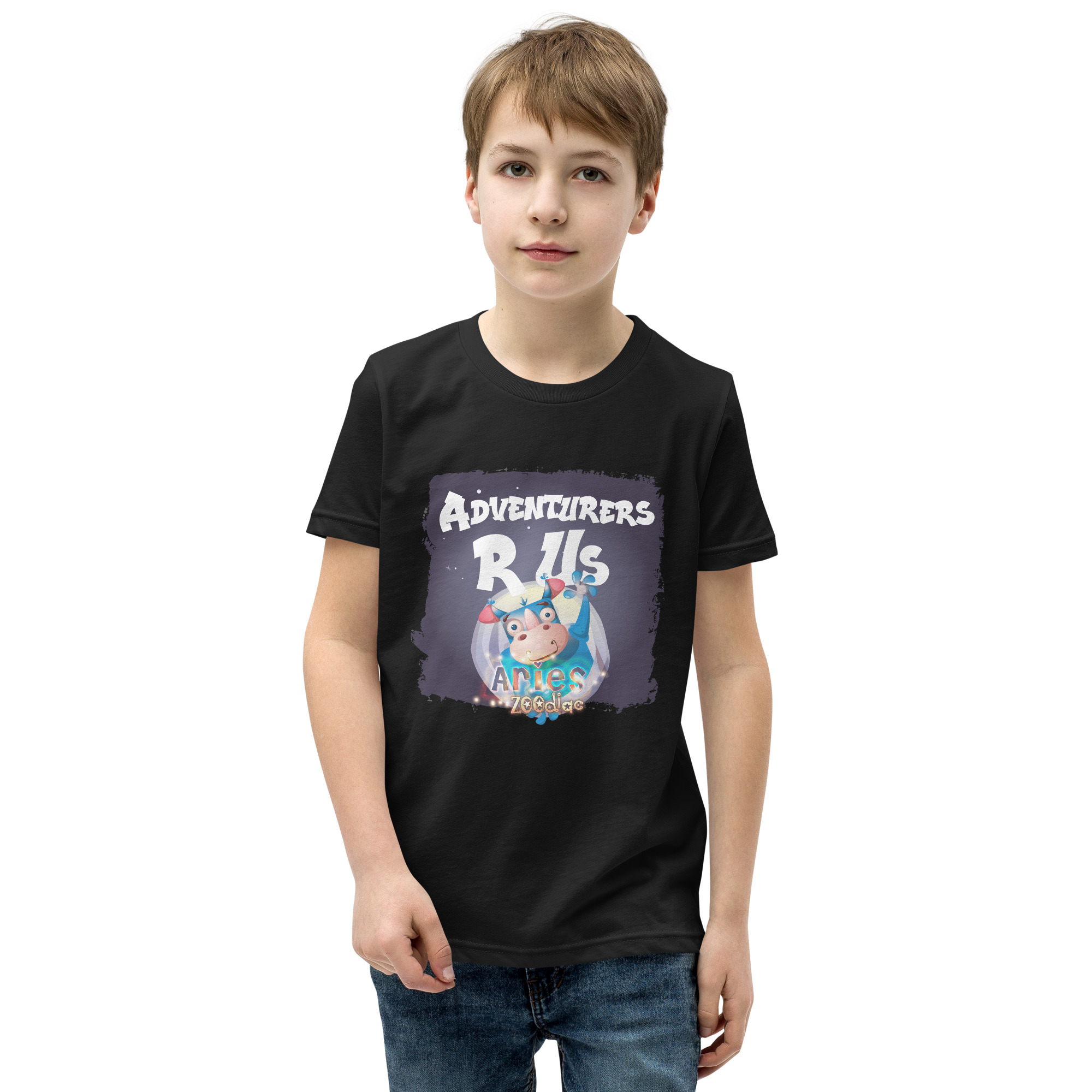 Aries Astrominal Youth Short Sleeve T-Shirt - Image 3