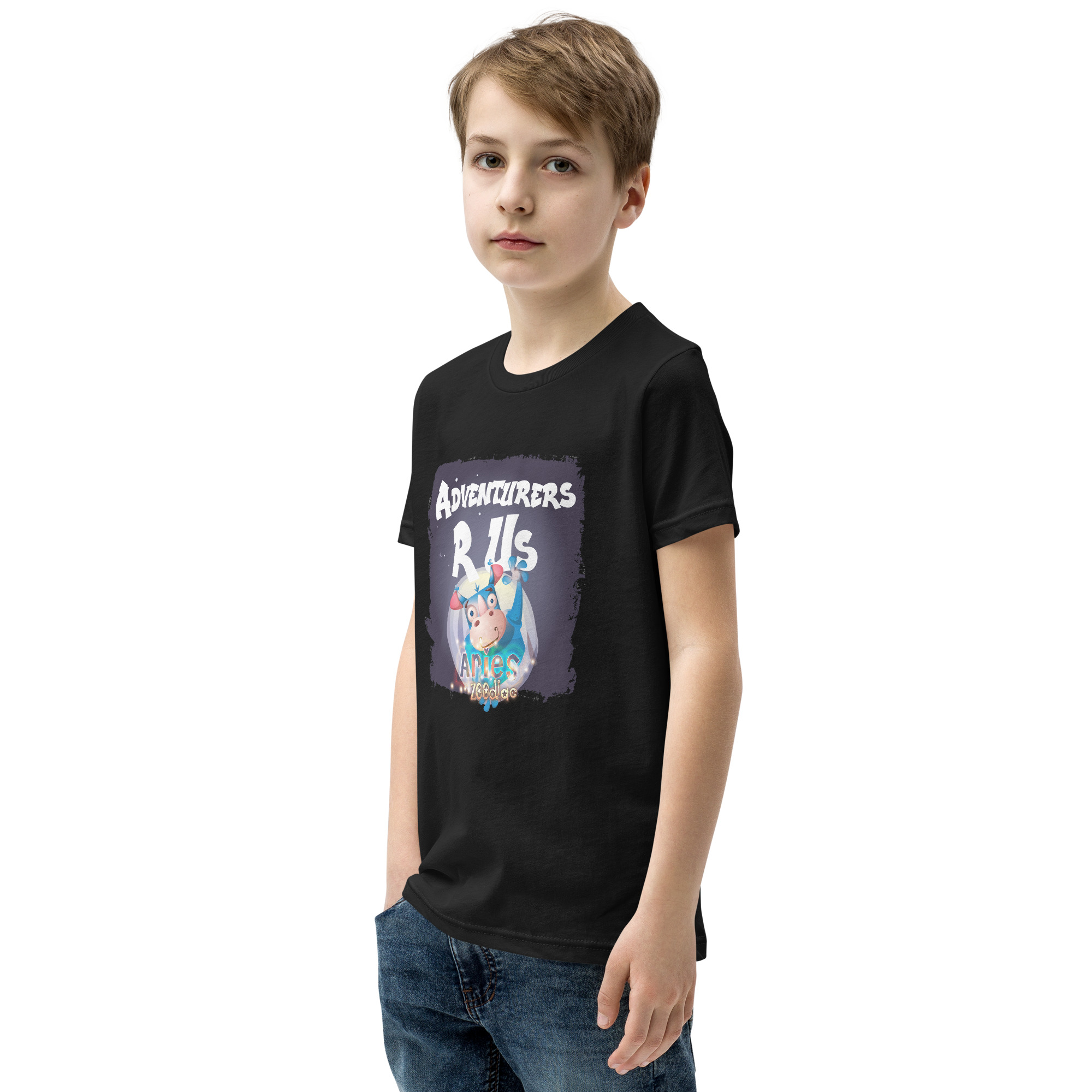 Aries Astrominal Youth Short Sleeve T-Shirt - Image 5