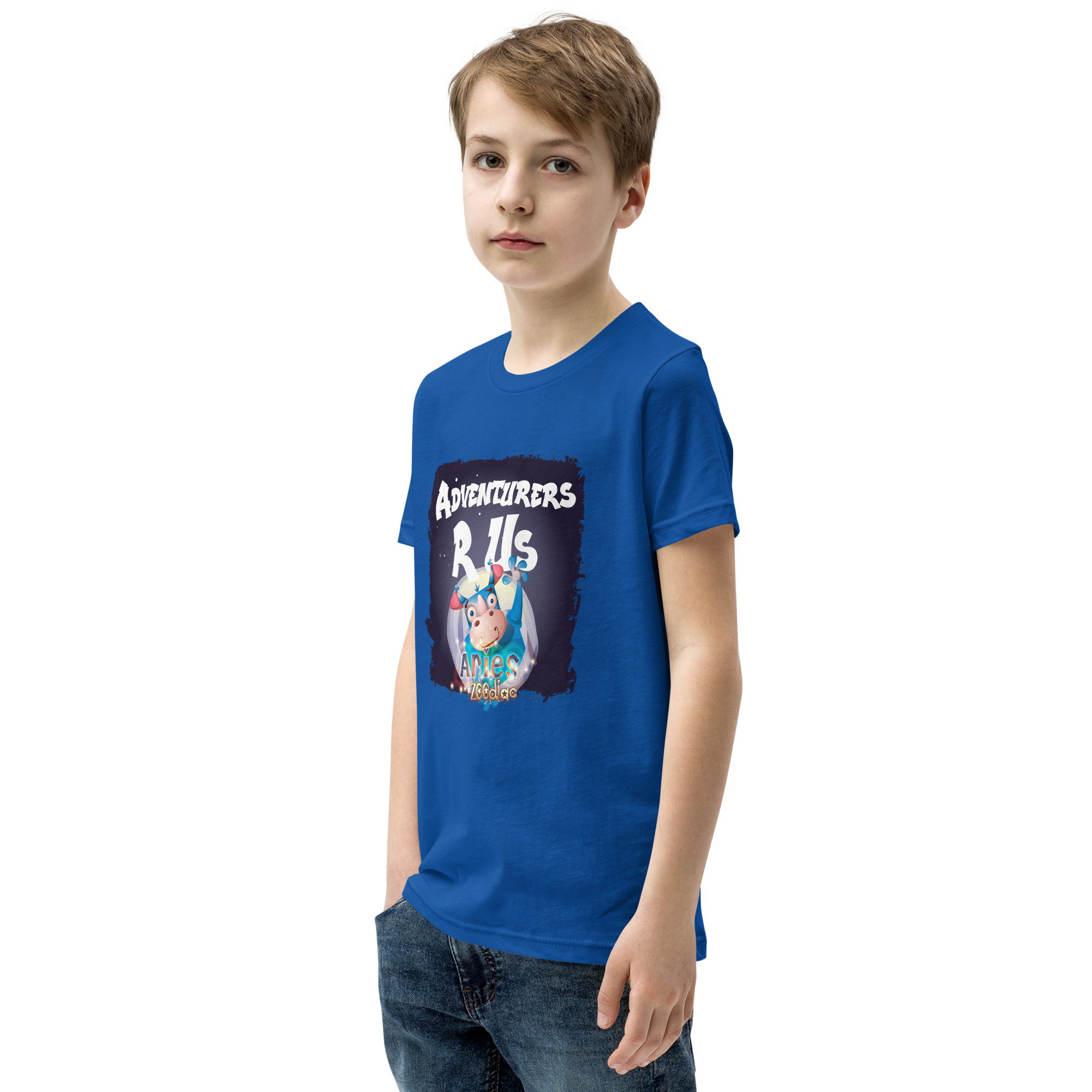 Aries Astrominal Youth Short Sleeve T-Shirt - Image 11