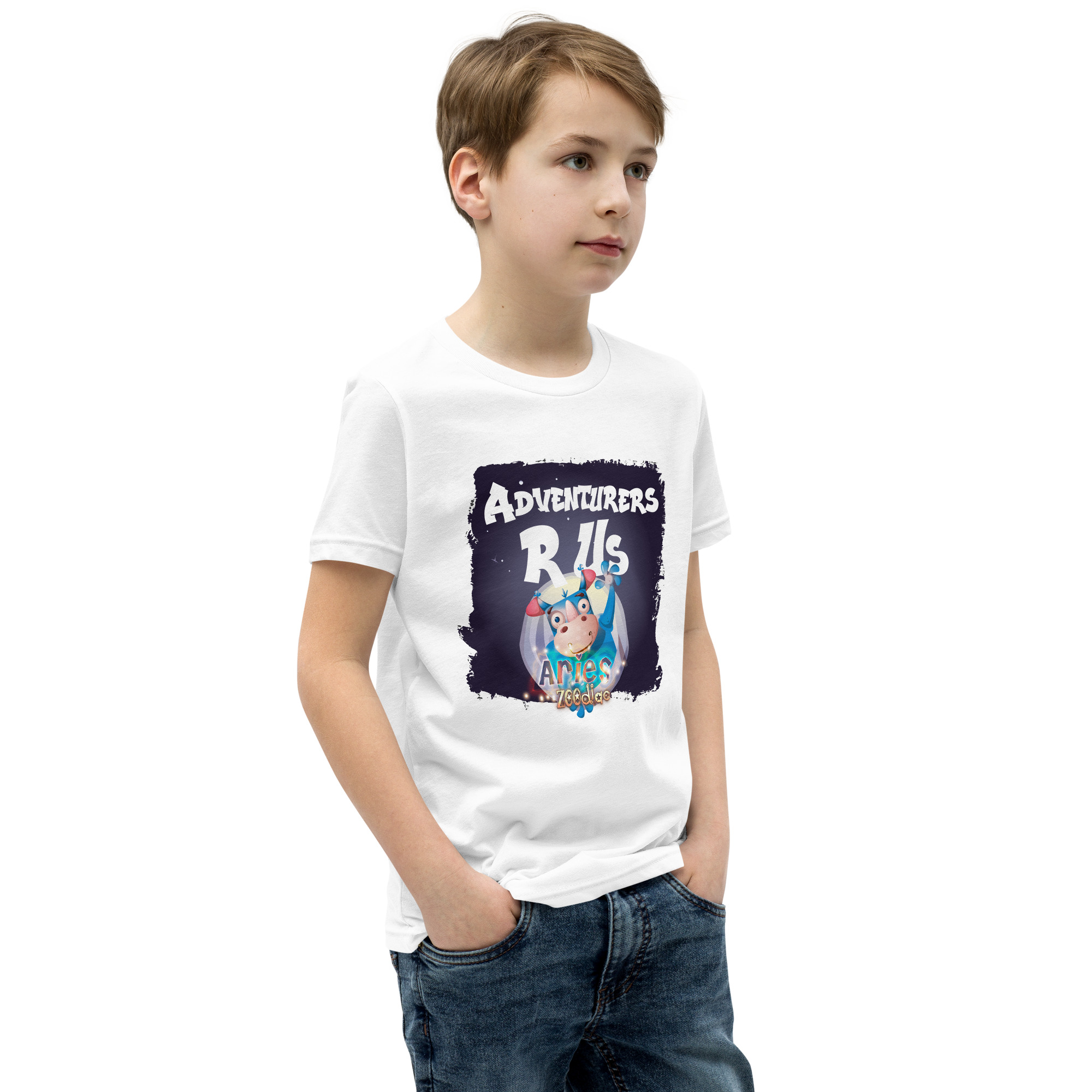 Aries Astrominal Youth Short Sleeve T-Shirt - Image 12