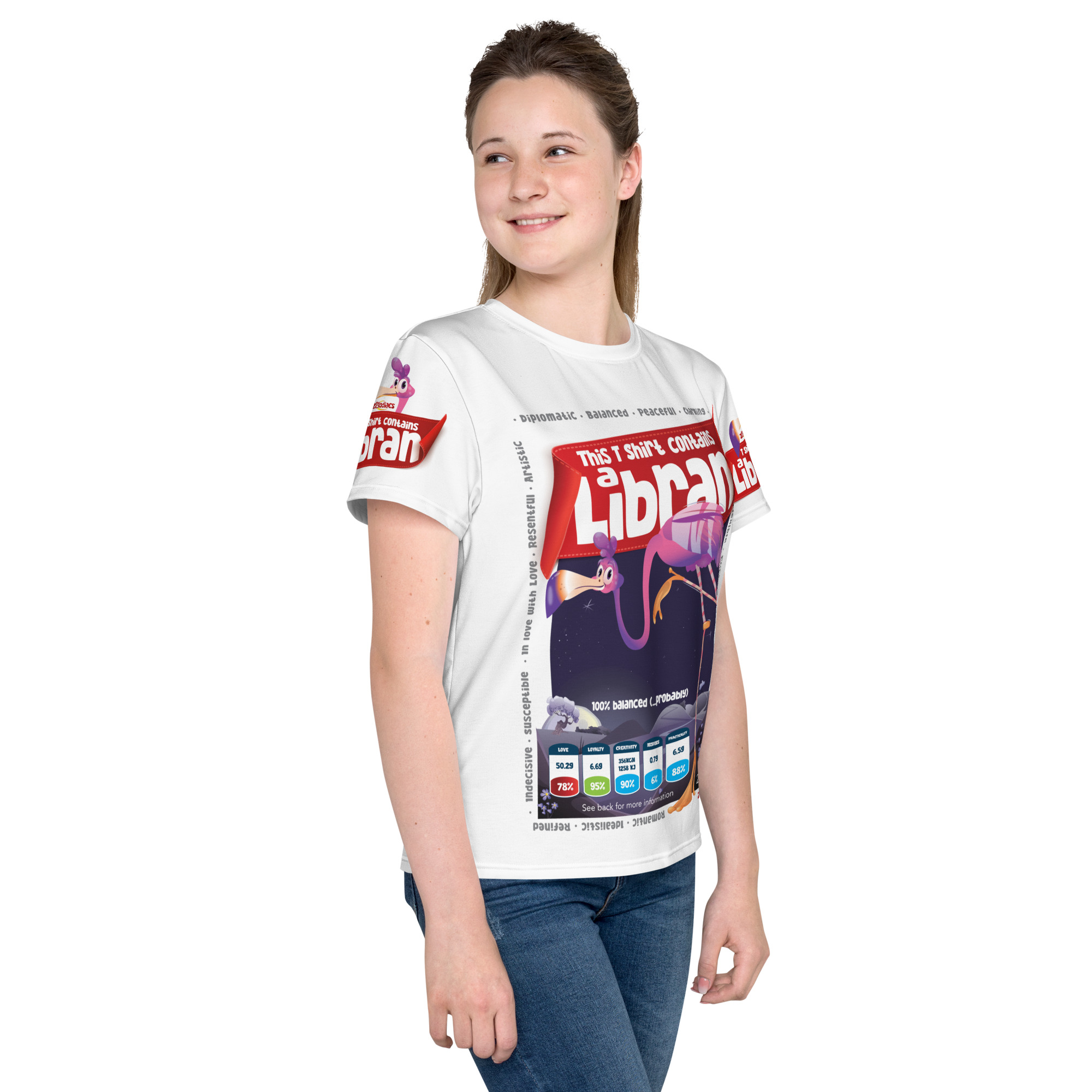 'This TShirt contains a Libran' crew neck t-shirt