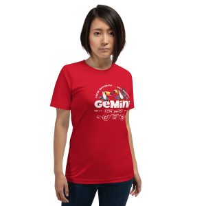 Gemini - The Social Butterfly ....but bigger - Unisex t-shirt