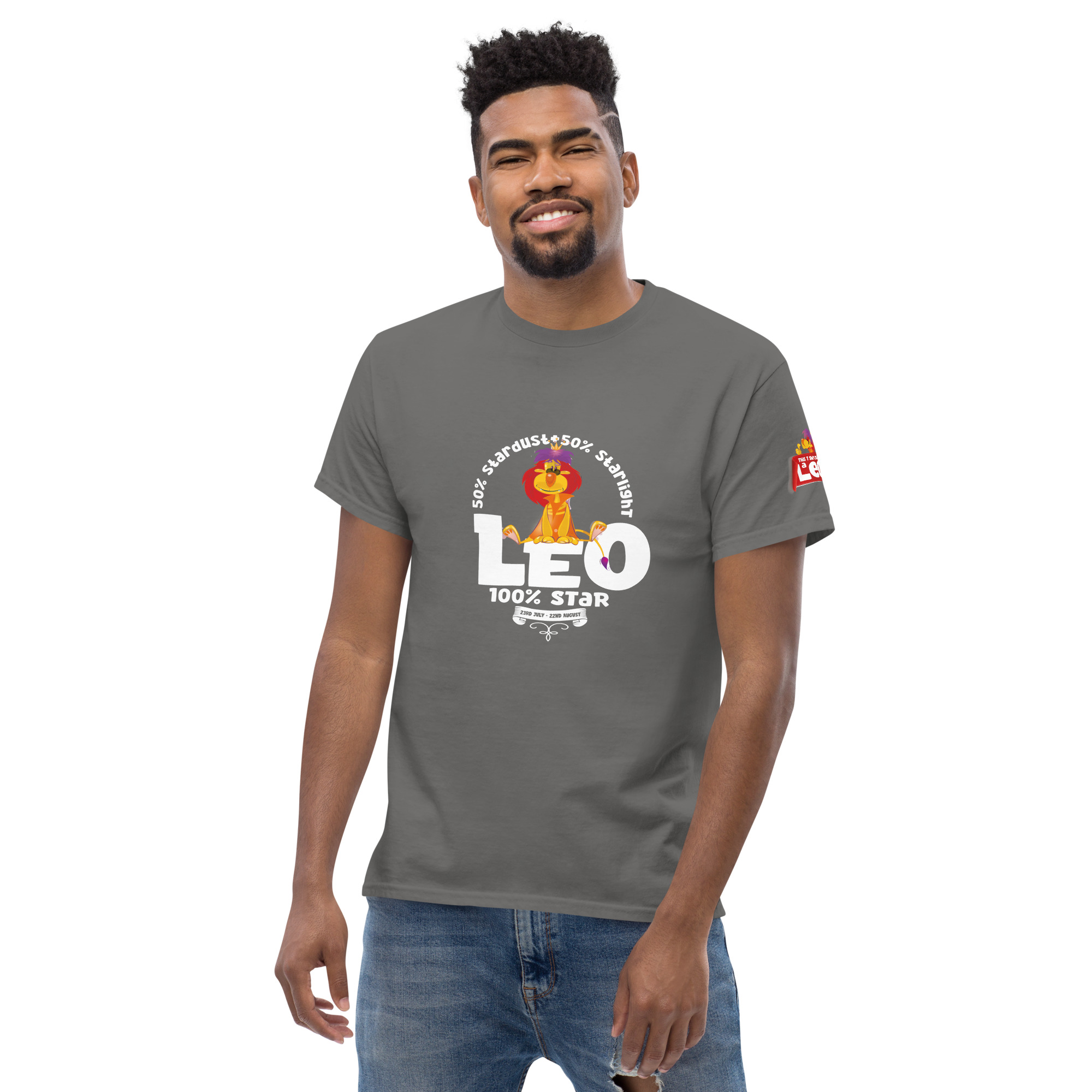 Leo - 100% Star - Unisex classic tee - Image 26