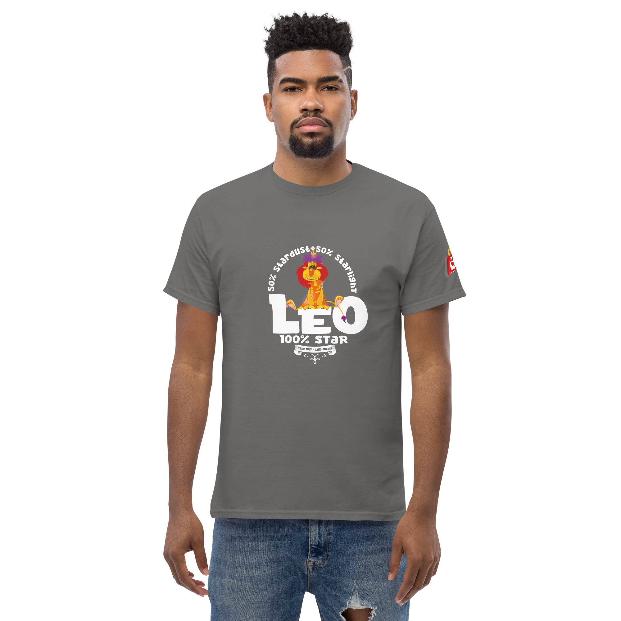 Leo - 100% Star - Unisex classic tee - Image 25
