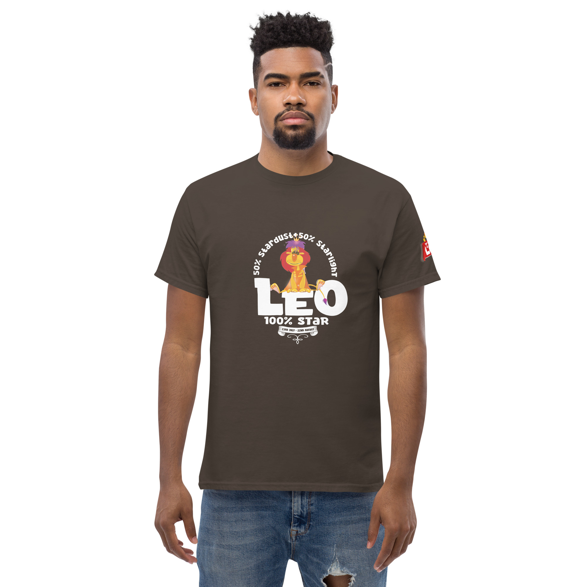 Leo - 100% Star - Unisex classic tee - Image 17
