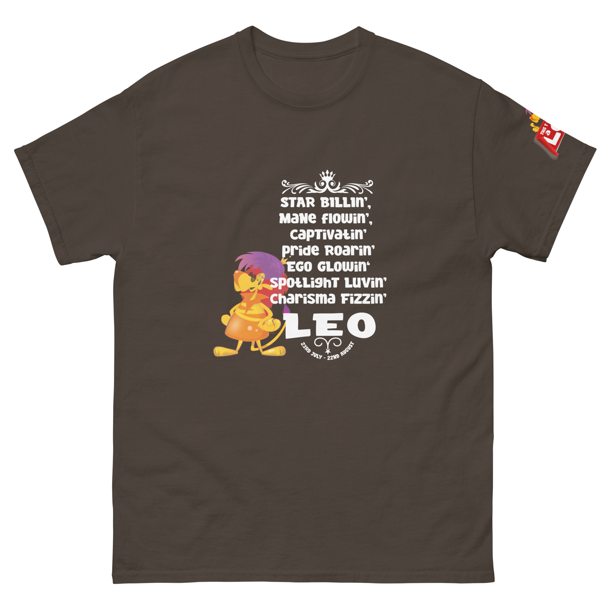 Leo - Star Bilin' - Unisex classic tee - Image 7