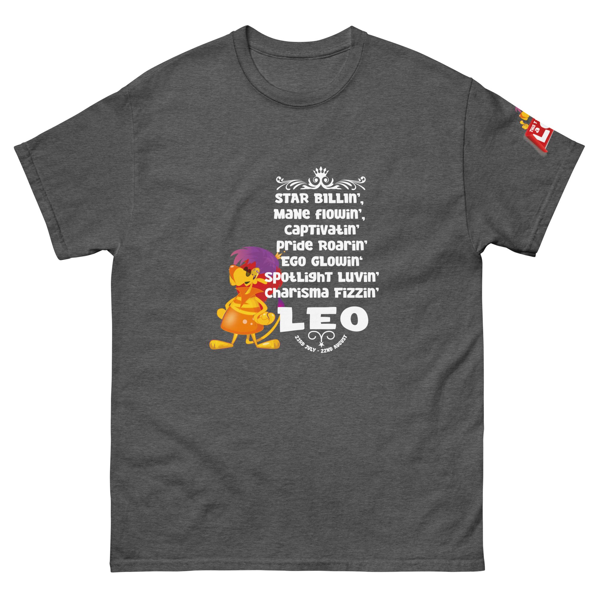 Leo - Star Bilin' - Unisex classic tee - Image 8