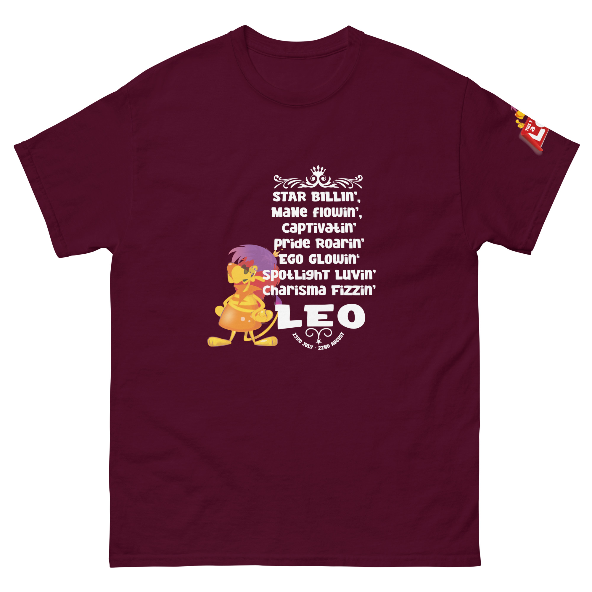Leo - Star Bilin' - Unisex classic tee - Image 3
