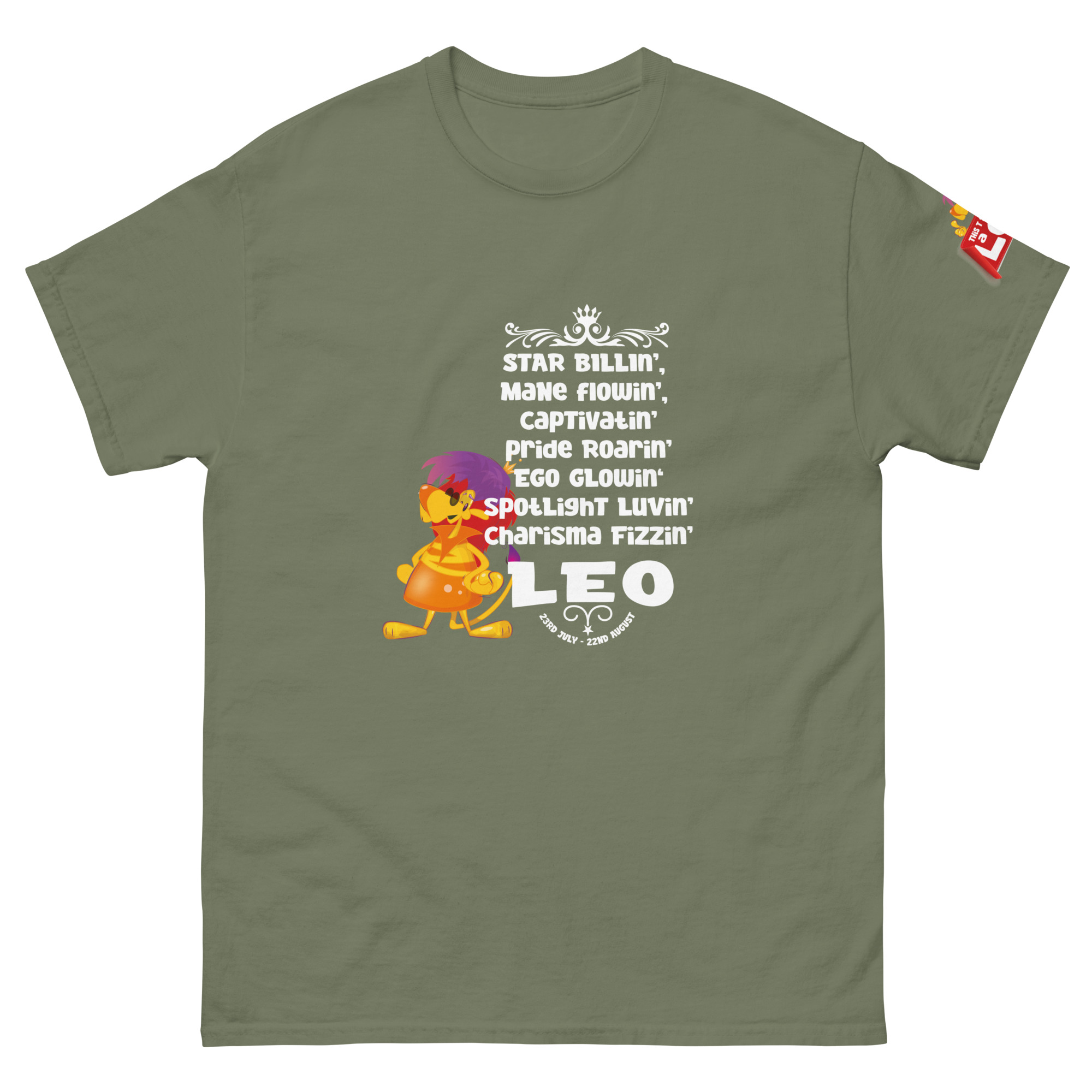 Leo - Star Bilin' - Unisex classic tee - Image 9