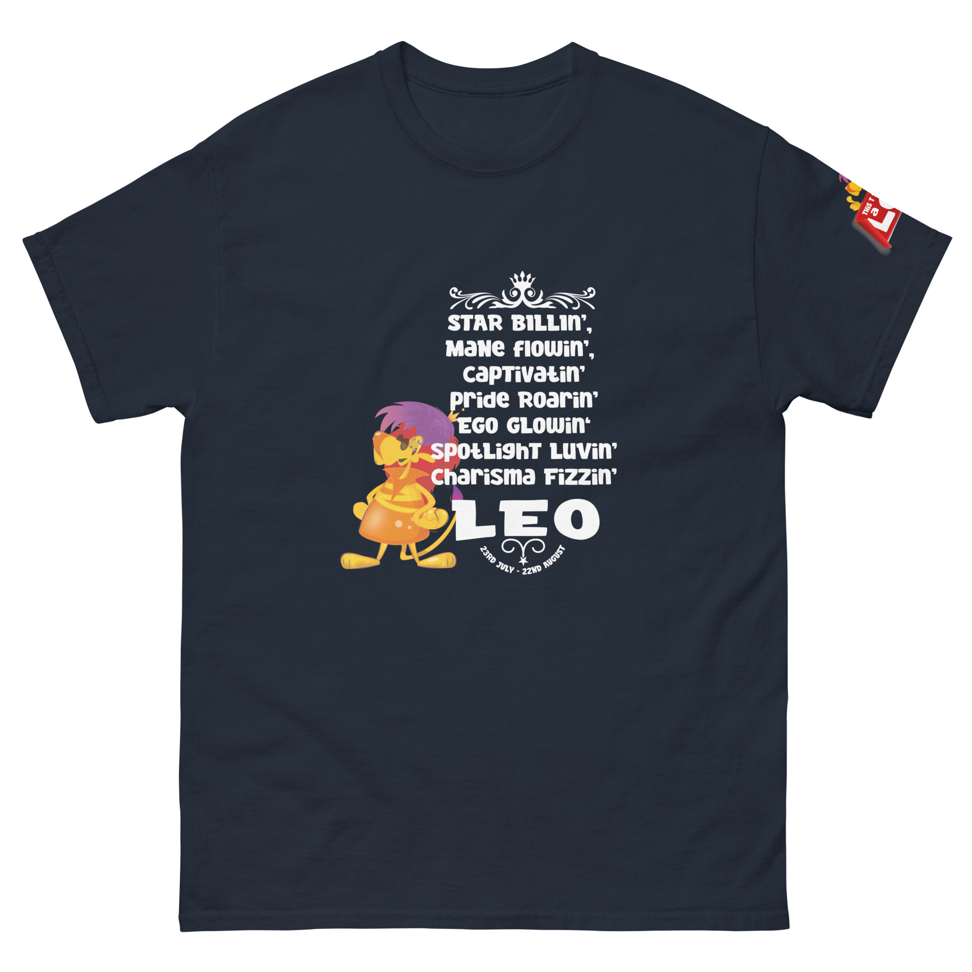 Leo - Star Bilin' - Unisex classic tee - Image 5