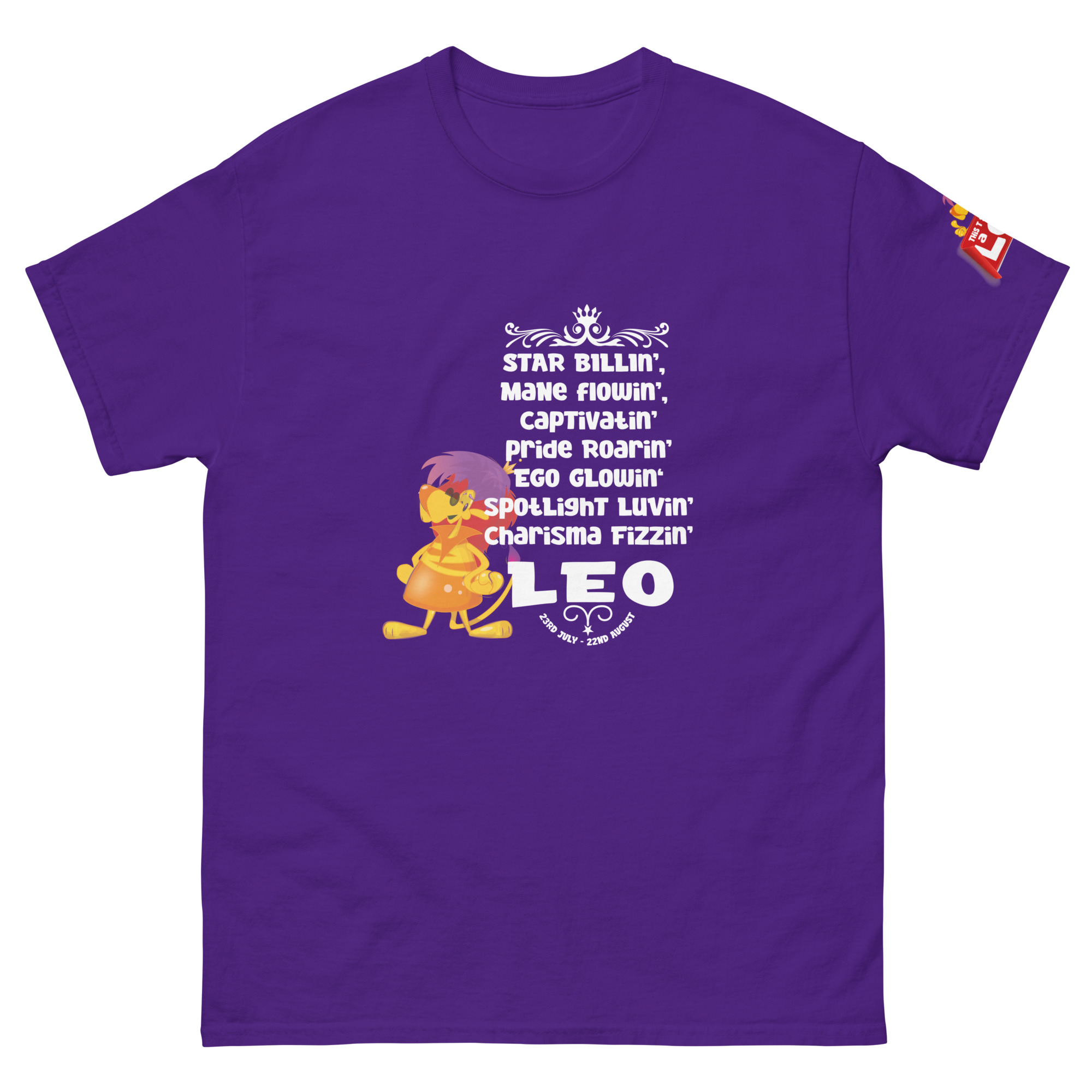 Leo - Star Bilin' - Unisex classic tee - Image 6