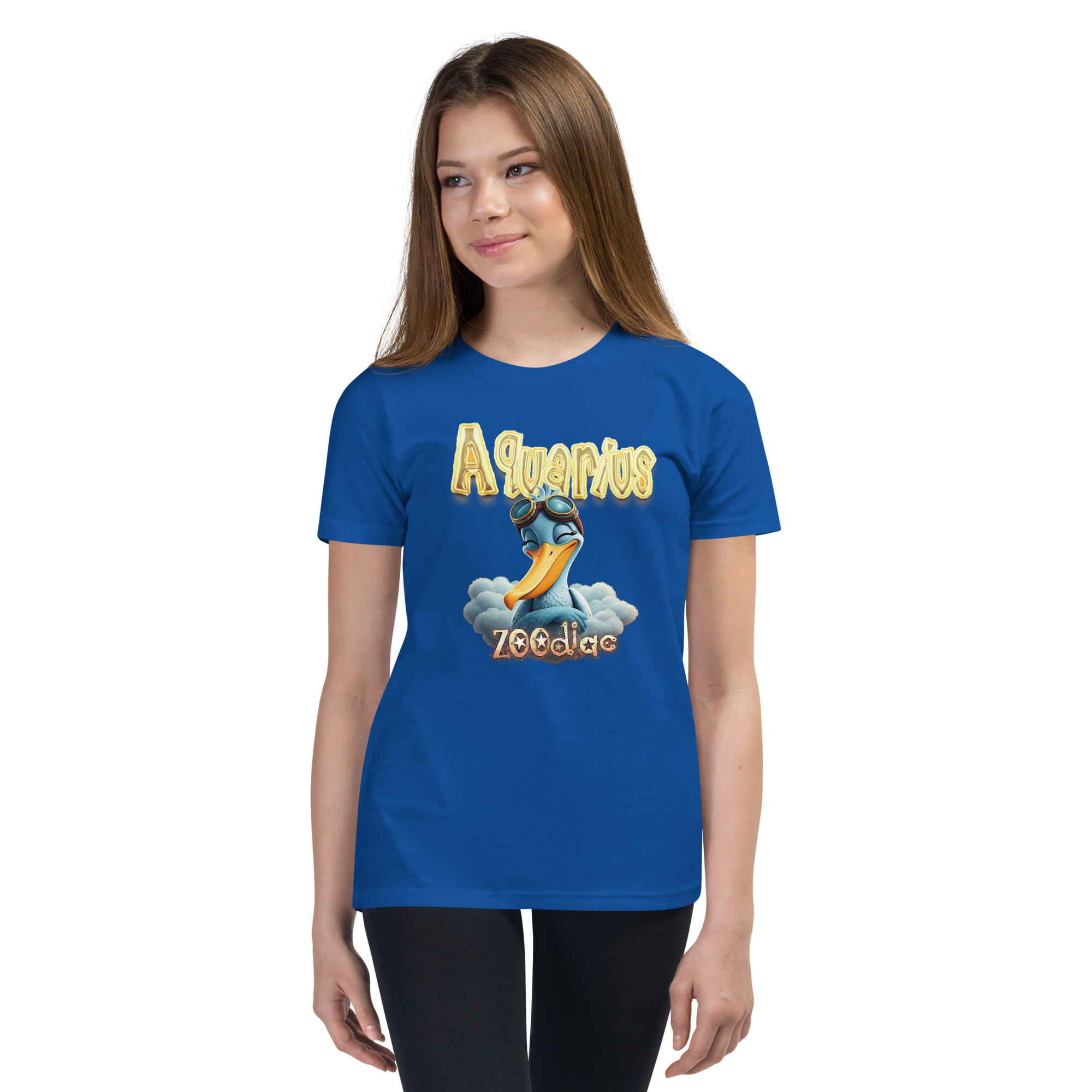 Aquarius Astrominal Children's Short Sleeve T-Shirt - Image 4