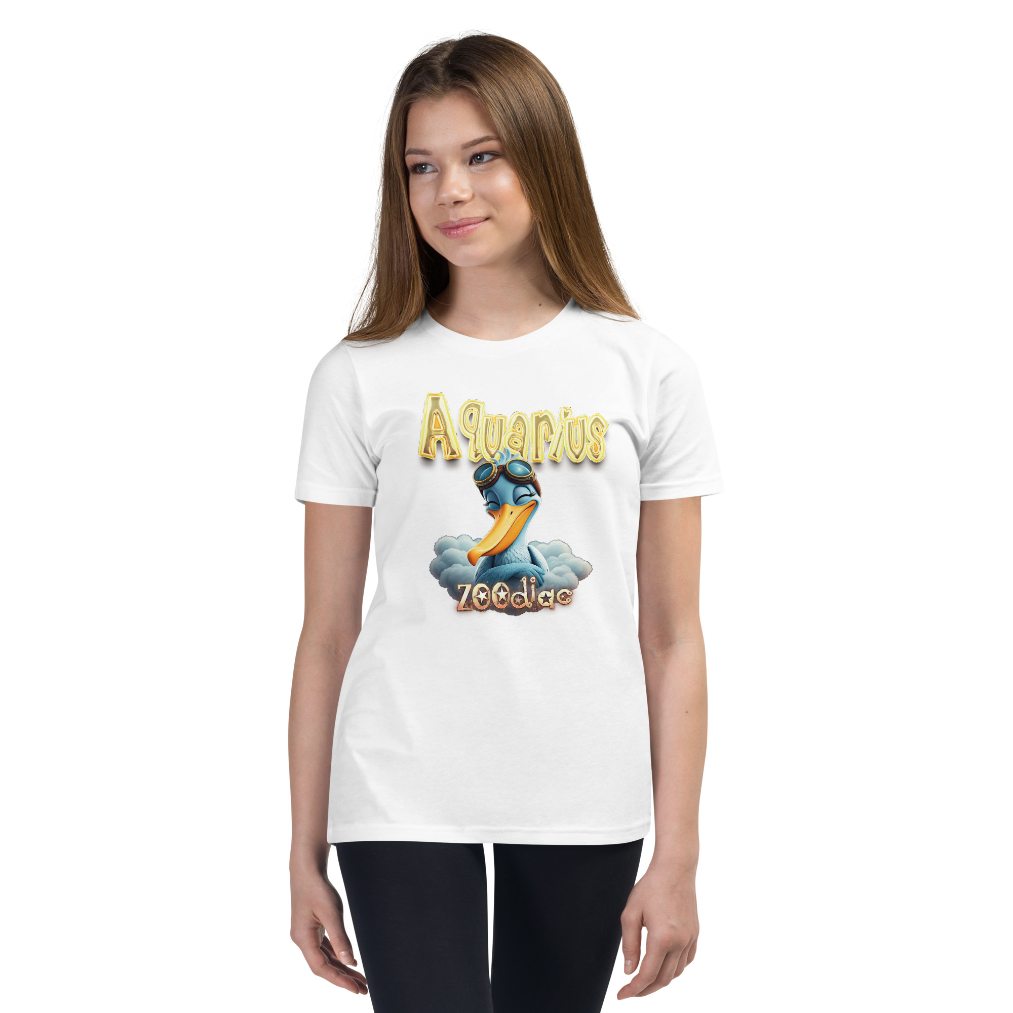 Aquarius Astrominal Children's Short Sleeve T-Shirt - Image 5