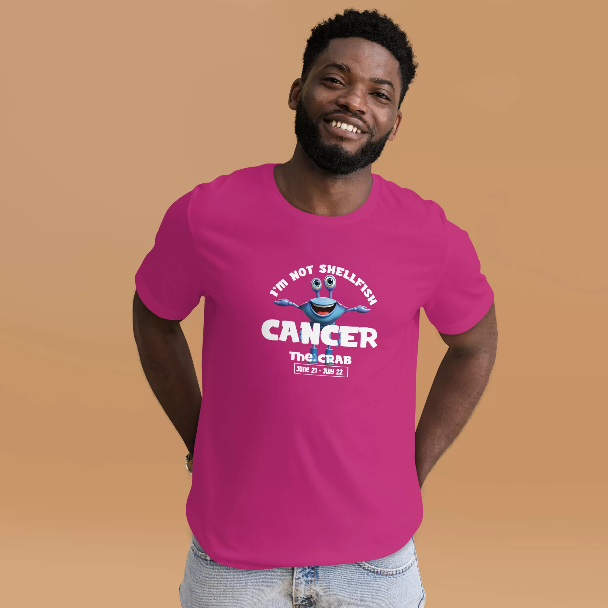Cancer the crab - Not shellfish - Unisex t-shirt