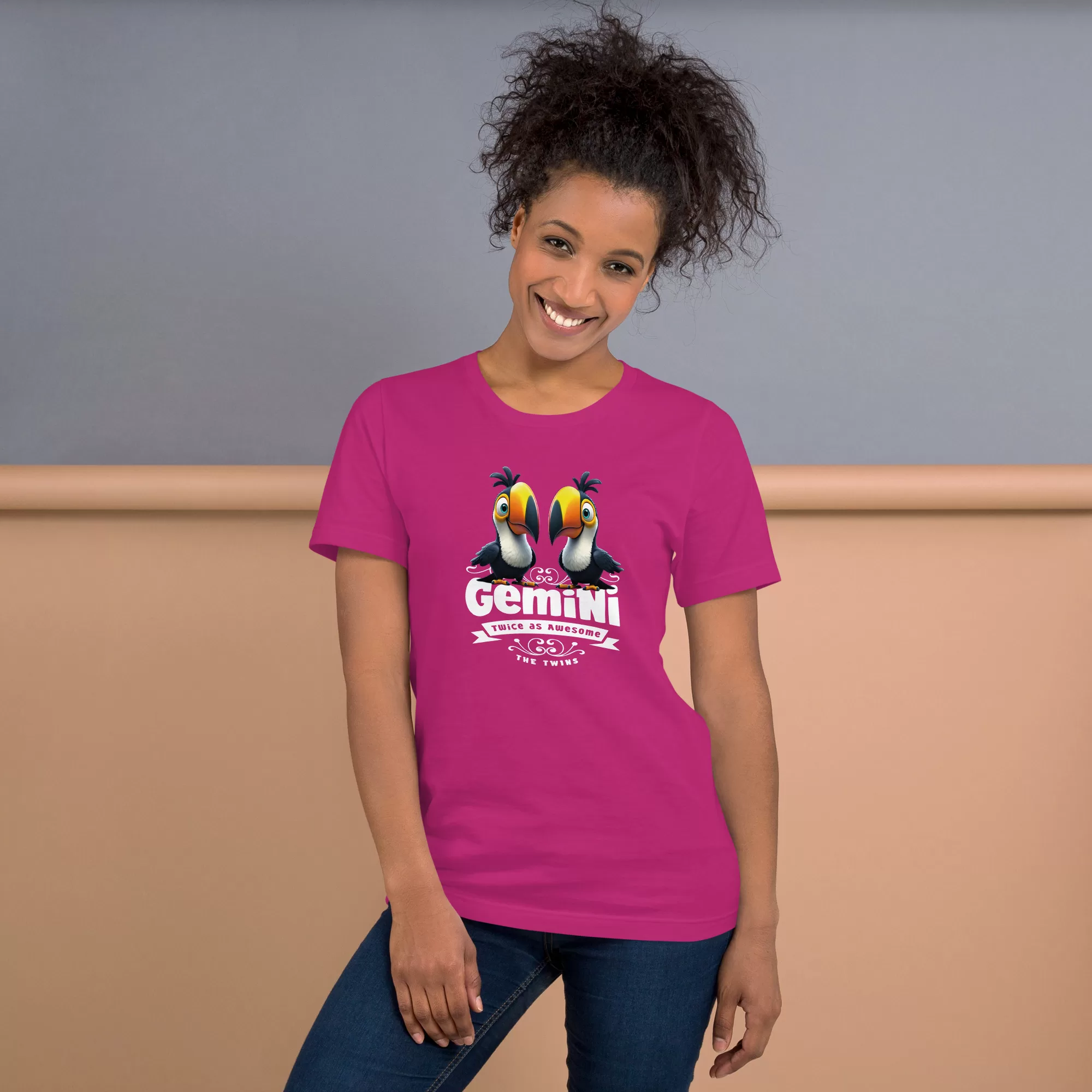 Gemini – Twice as awesome – Unisex t-shirt