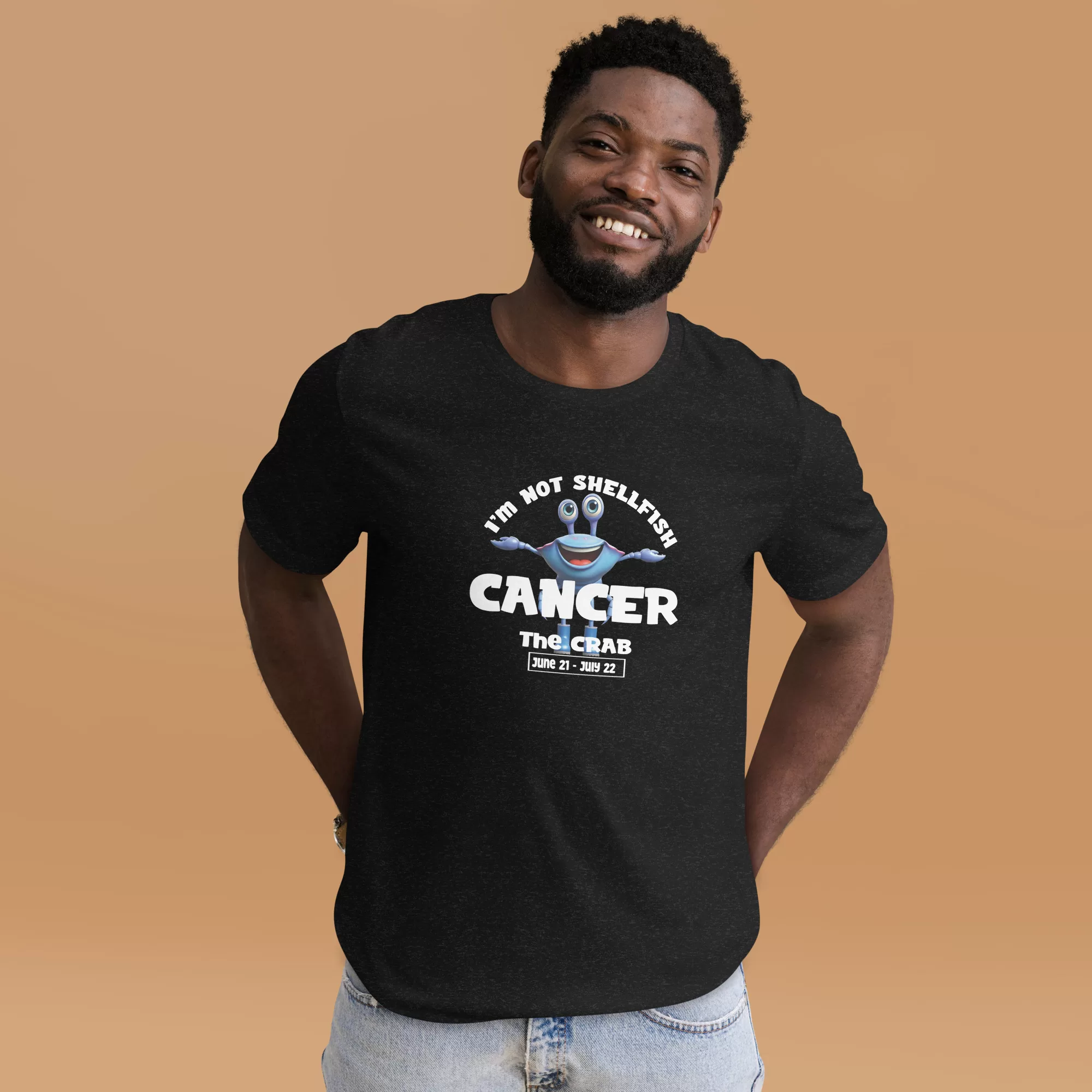 Cancer the crab - Not shellfish - Unisex t-shirt - Image 3
