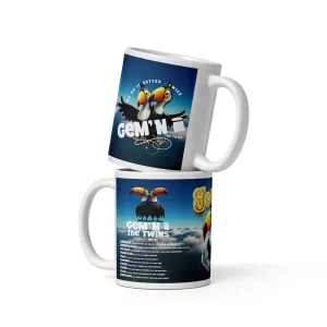 Gemini Big White Glossy Mug (One)