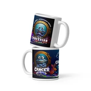 Cancer the crab - Big White Glossy Mug (Two)