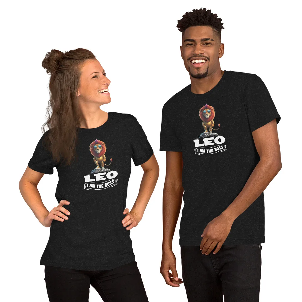 Leo - I'm the Boss Unisex t-shirt - Image 2