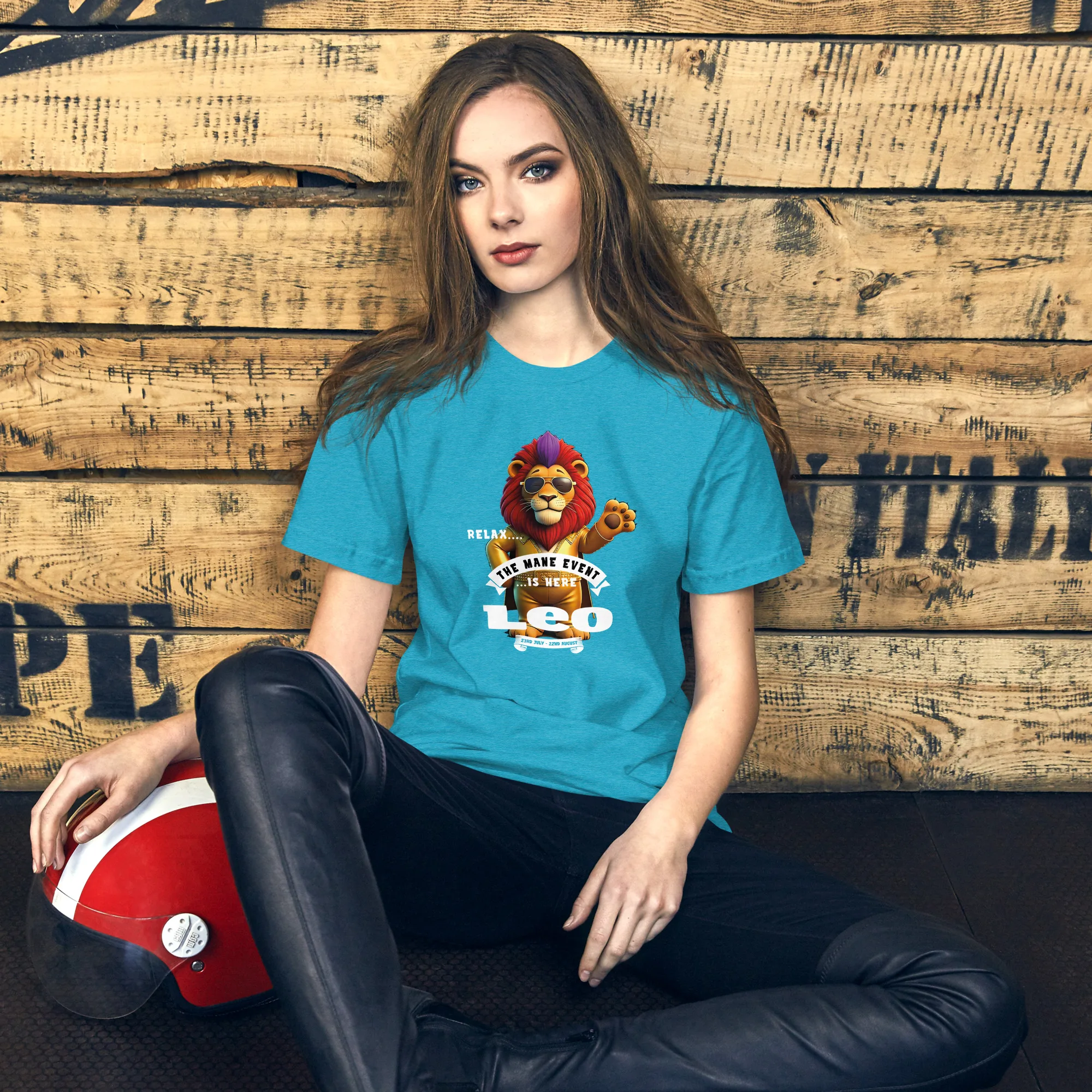 LEO - Relax, the Mane event is here....Unisex t-shirt - Image 25