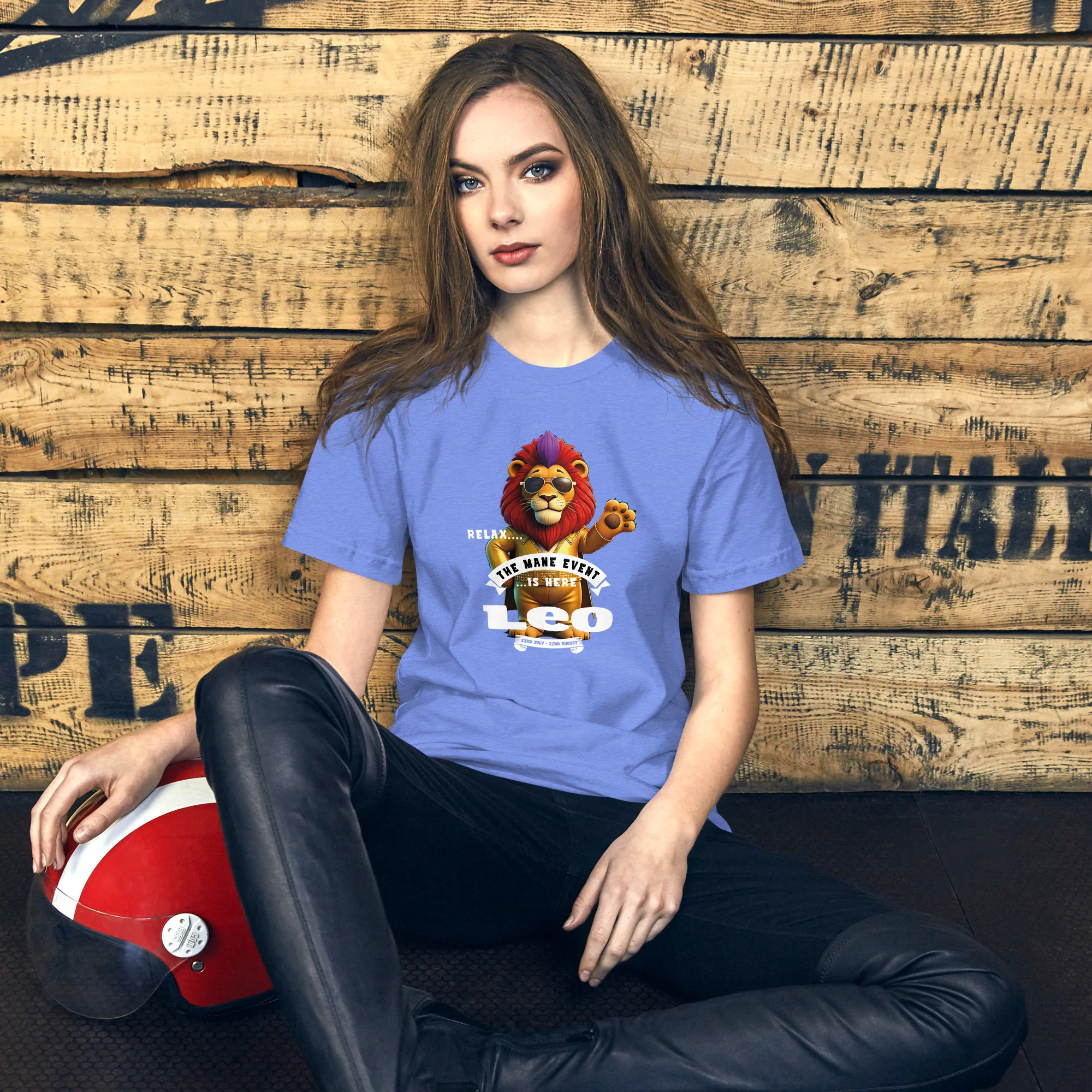 LEO - Relax, the Mane event is here....Unisex t-shirt - Image 26