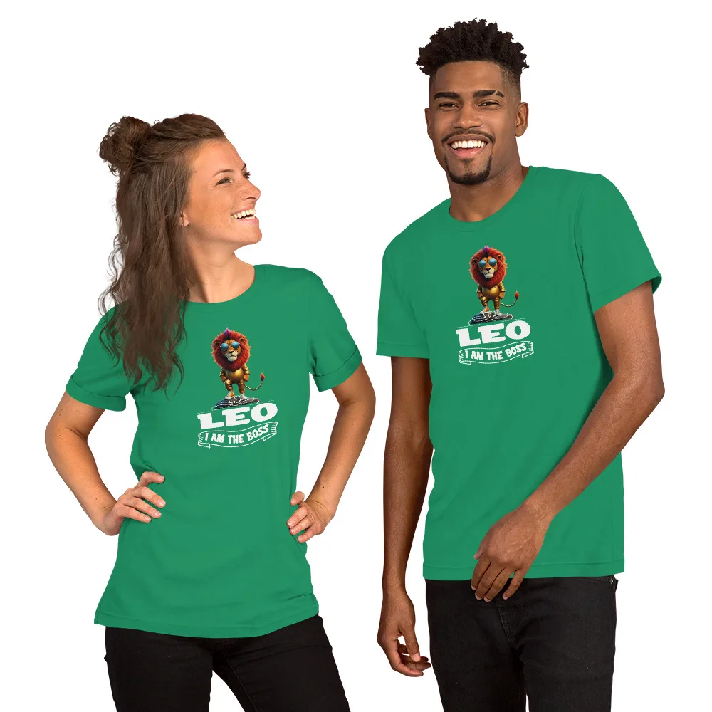 Leo - I'm the Boss Unisex t-shirt - Image 5