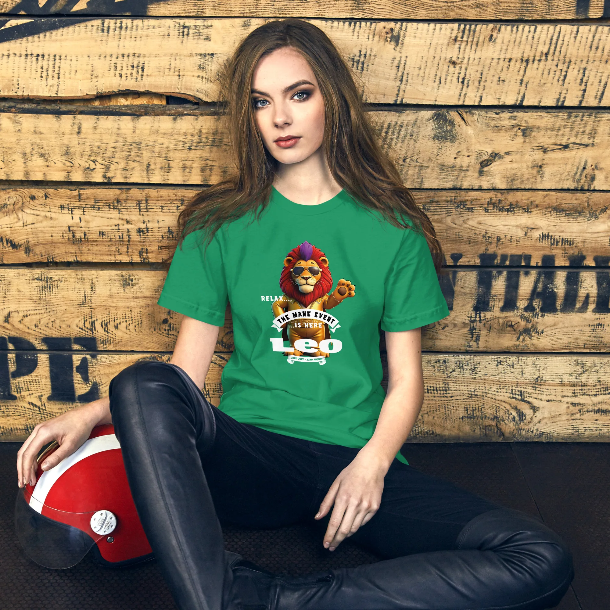 LEO - Relax, the Mane event is here....Unisex t-shirt - Image 24